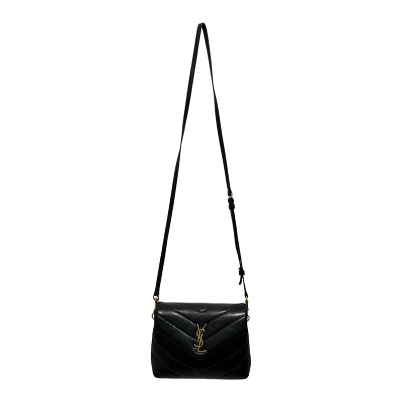 YVES SAINT LAURENT/Cross Body Bag/Leather/BLK/