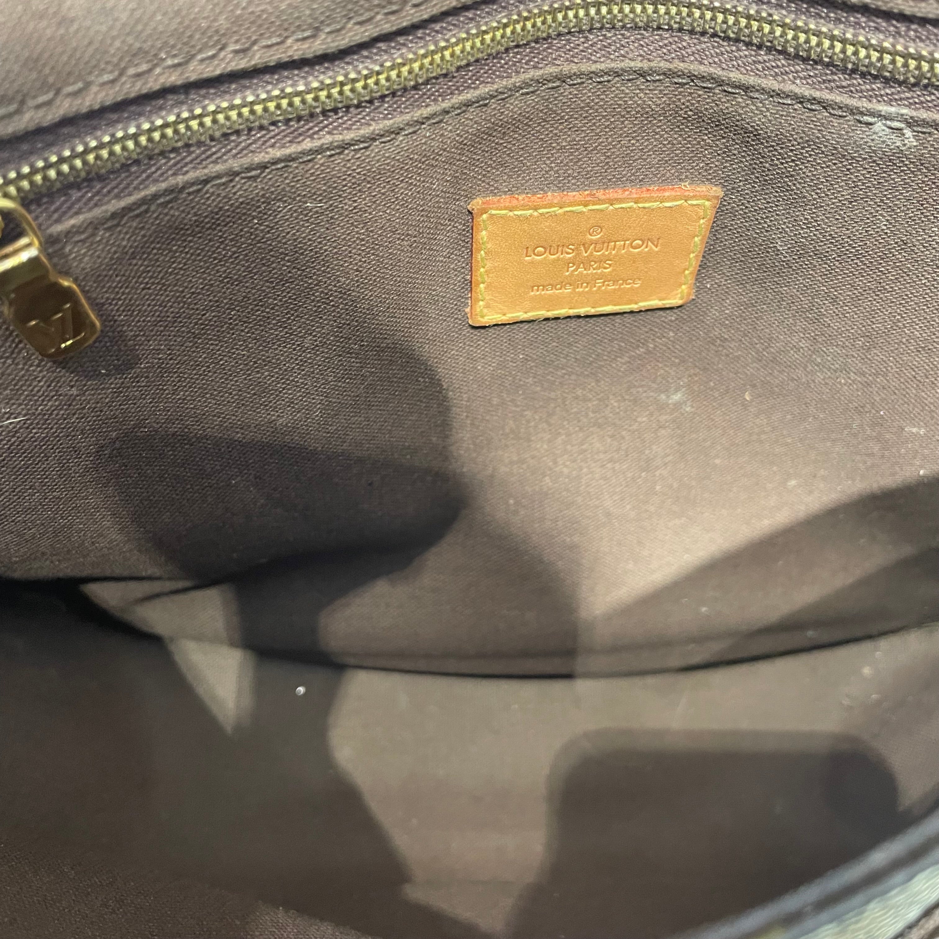 LOUIS VUITTON/Cross Body Bag/Monogram/Leather/BRW/Louis Vuitton  Menilmontant PM view 4