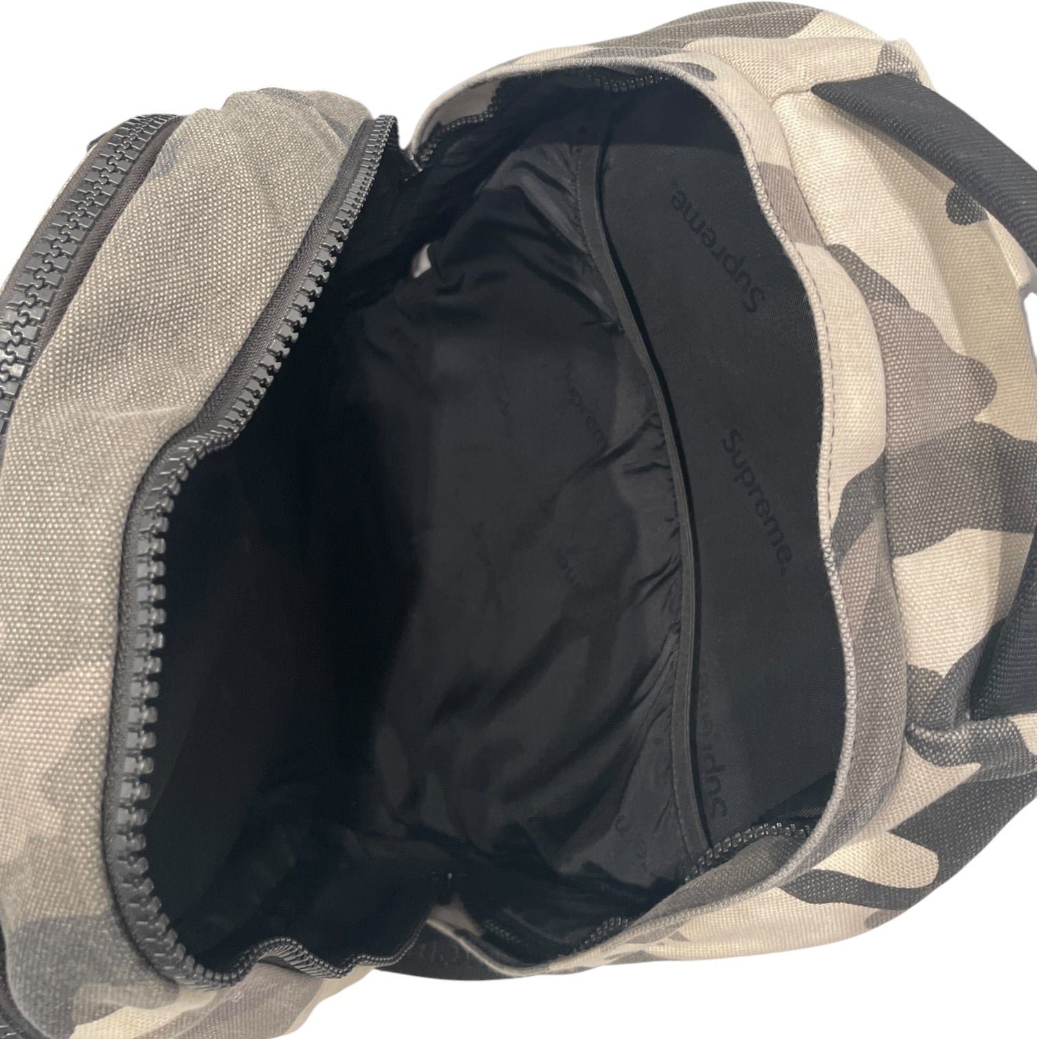 Supreme/Backpack/All Over Print/Cotton/GRY/SNOW CAMO PRINT view 4