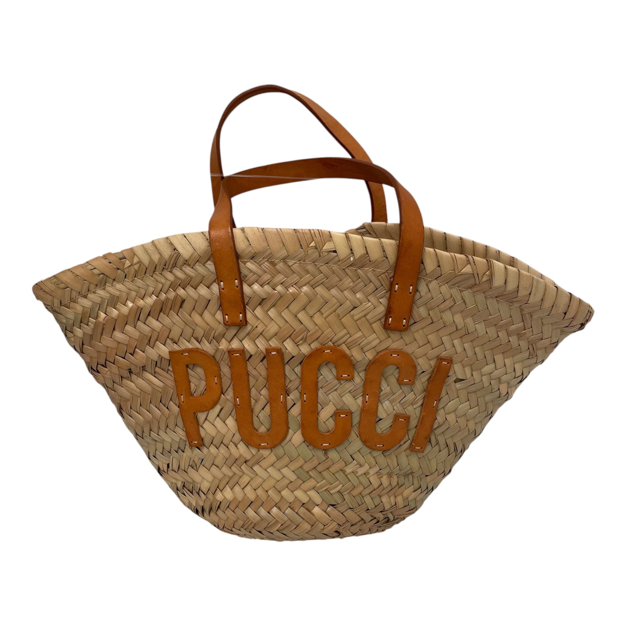 EMILIO PUCCI/Basket Bag/BEG/woven basket bag view 1