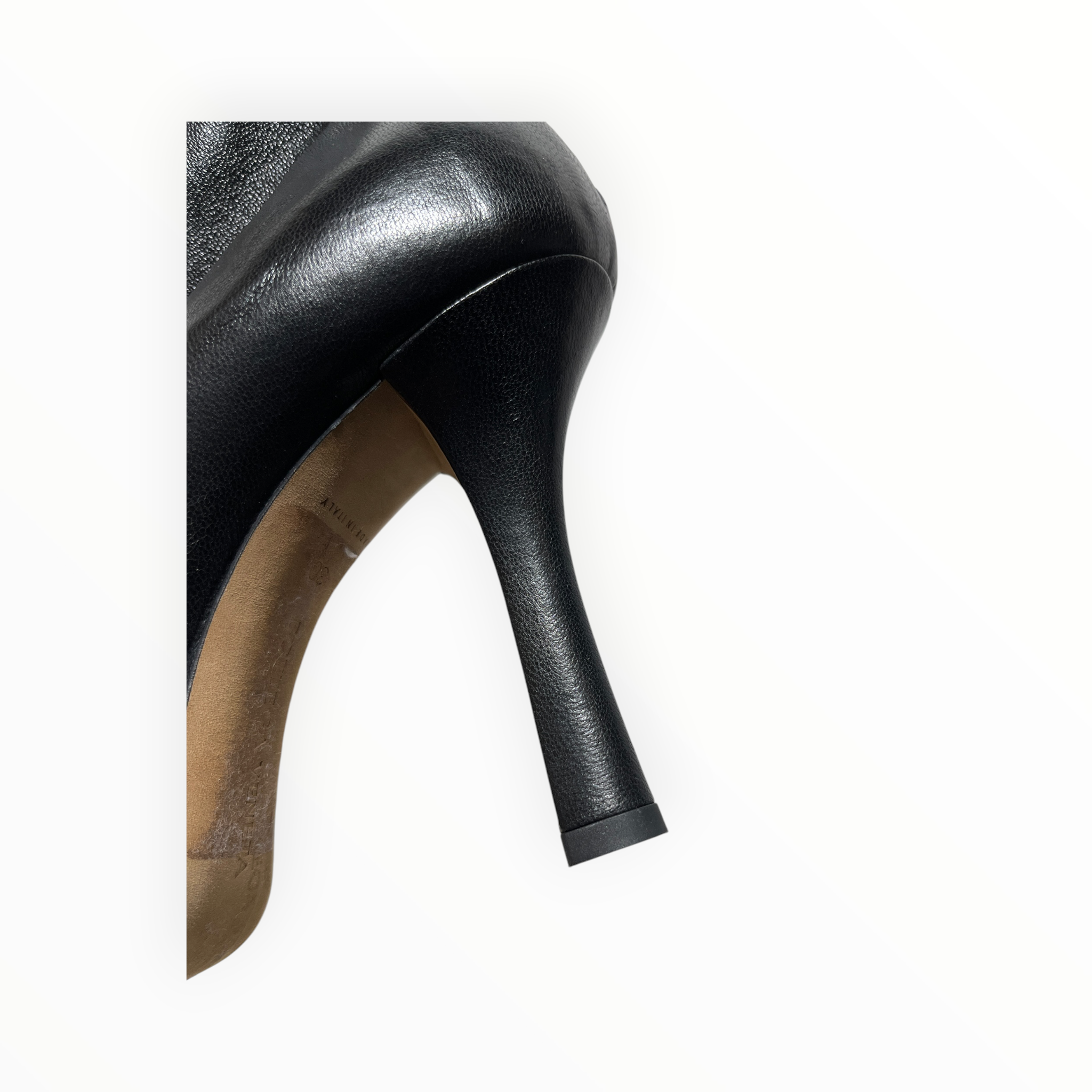 BOTTEGA VENETA/Heels/US 5.5/Leather/BLK/SOCK BOOTS view 6