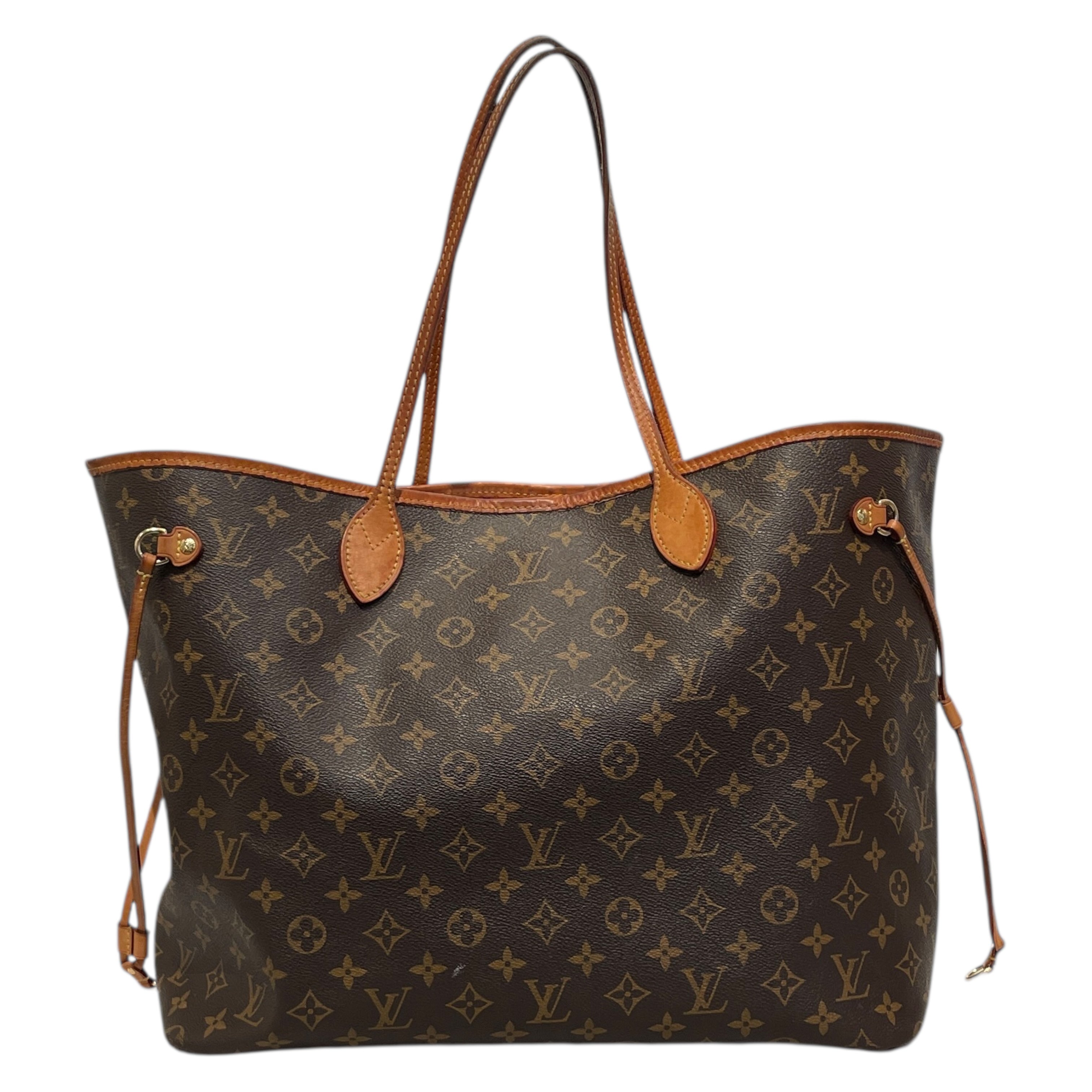 LOUIS VUITTON/Bag/Monogram/Leather/BRW/NEVERFULL view 2