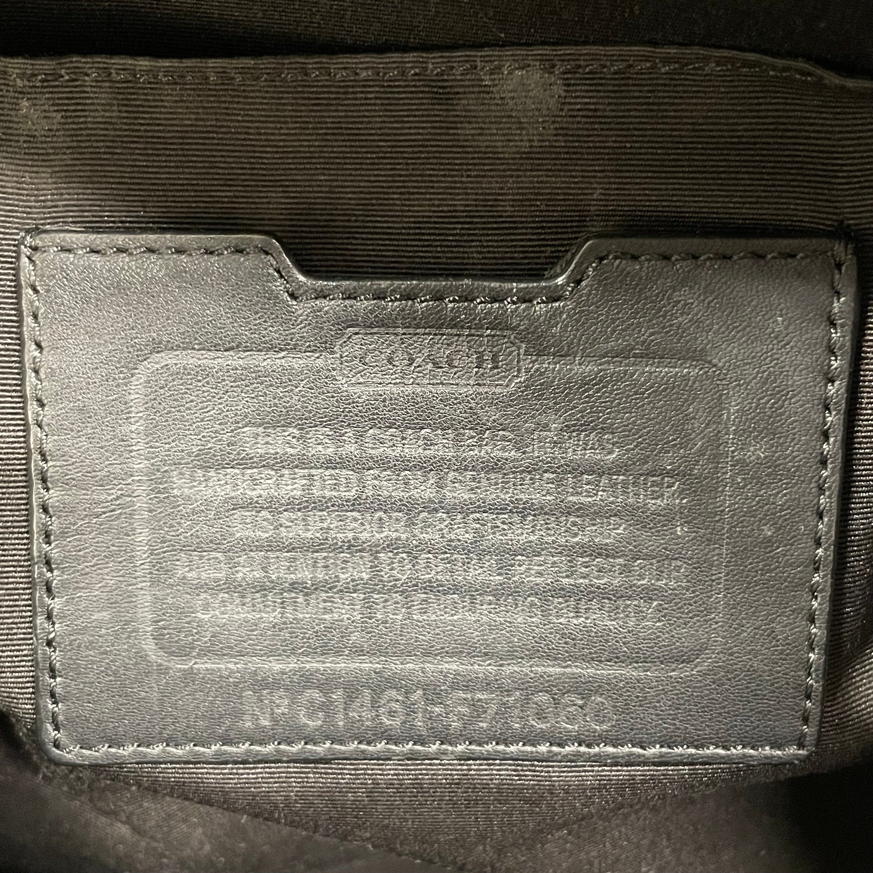 COACH/Backpack/Leather/BLK/VINTAGE BAG view 12