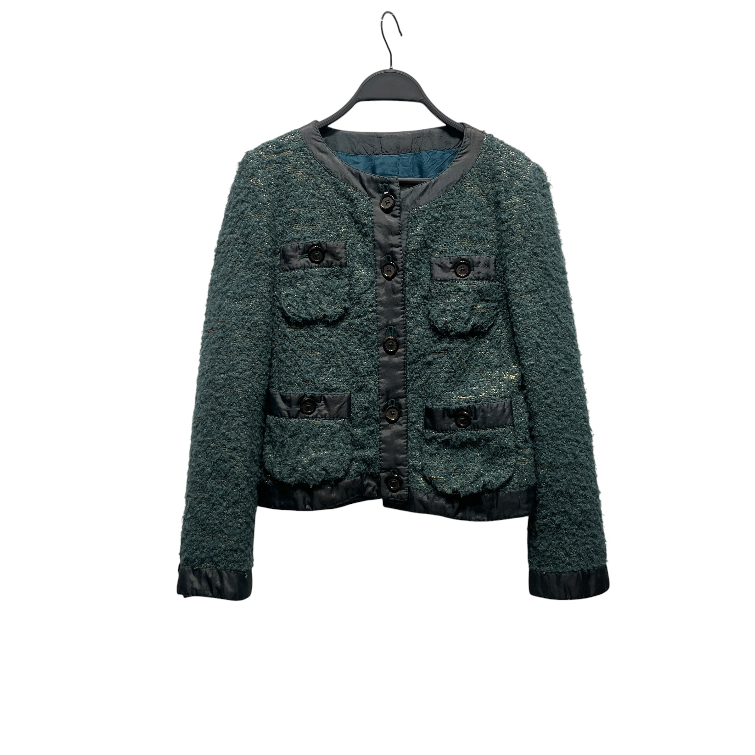 MOSCHINO/Souvenir Jkt/S/All Over Print/Cotton/GRN/ view 1