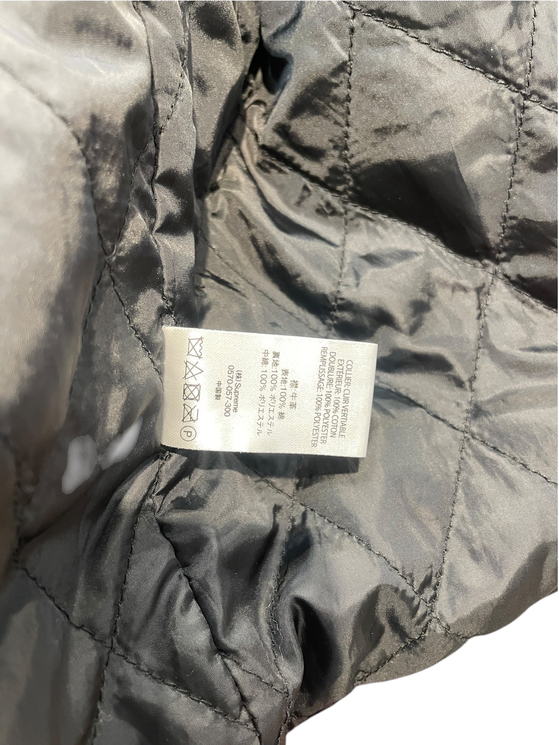 Supreme/Jacket/M/Cotton/MLT/Floral Pattern/leather collar work jacket view 5