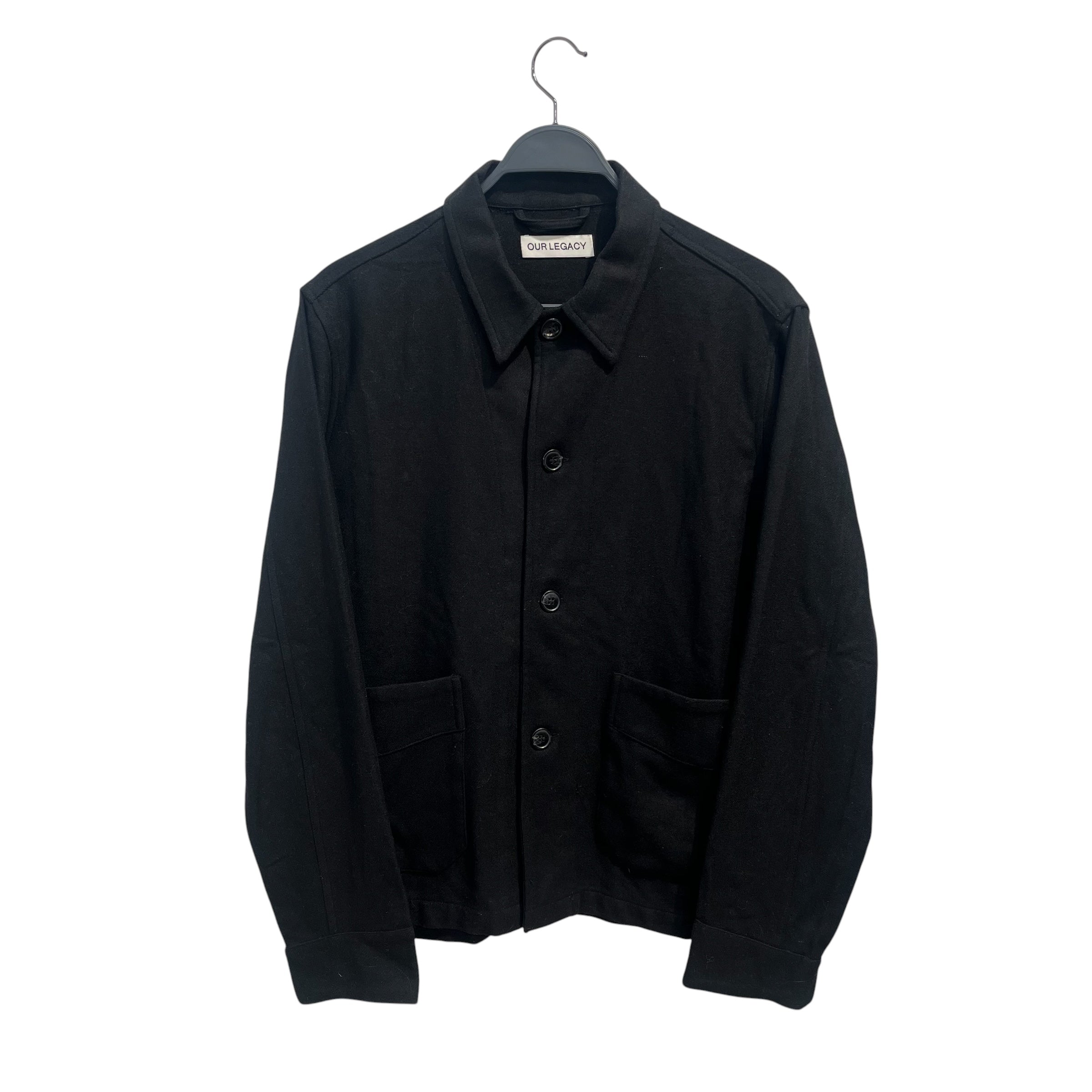 OUR LEGACY/Jacket/46/Wool/BLK/ARCHIVE BOX JACKET 2 POCKETS view 1
