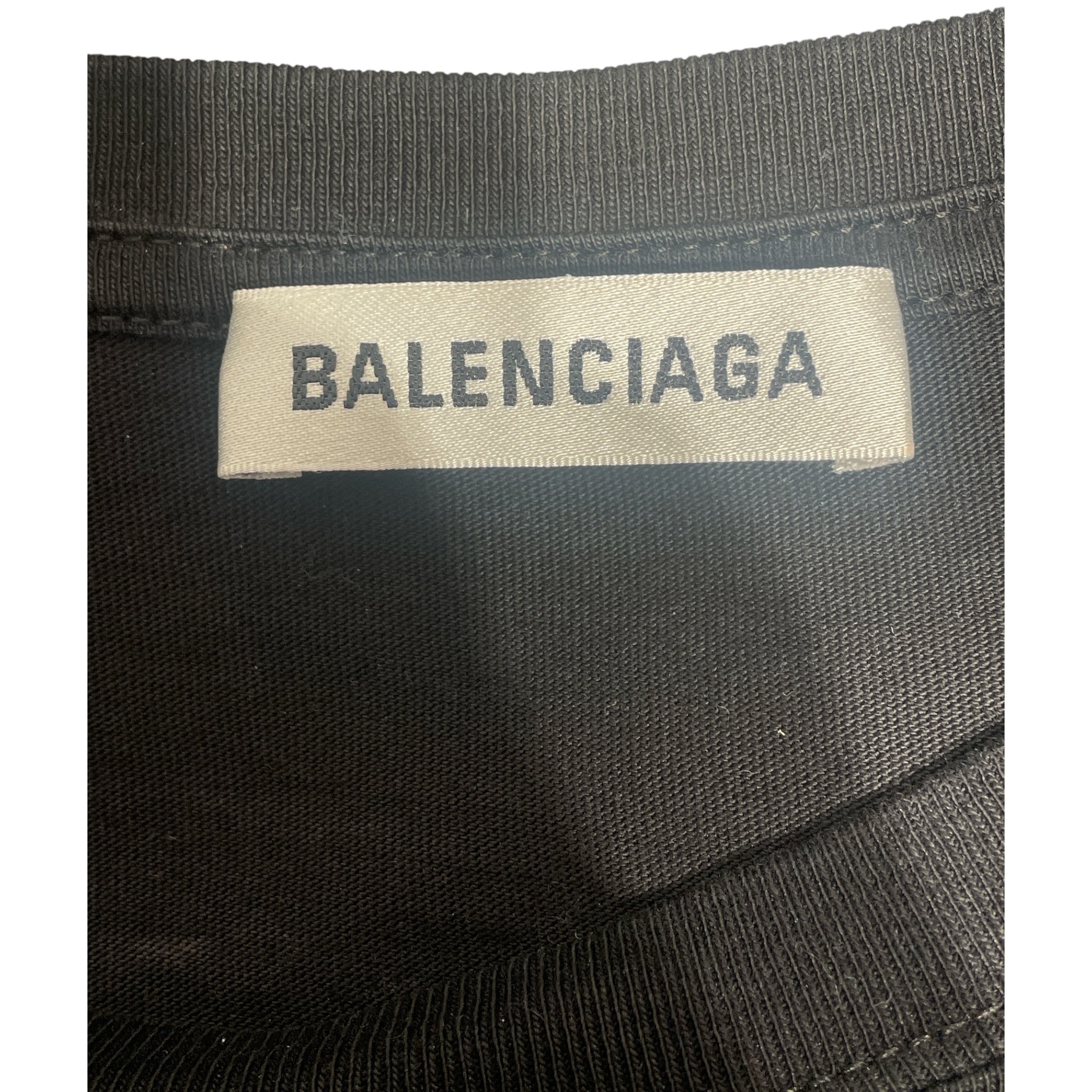 BALENCIAGA/LS T-Shirt/S/Cotton/BLK/ view 3