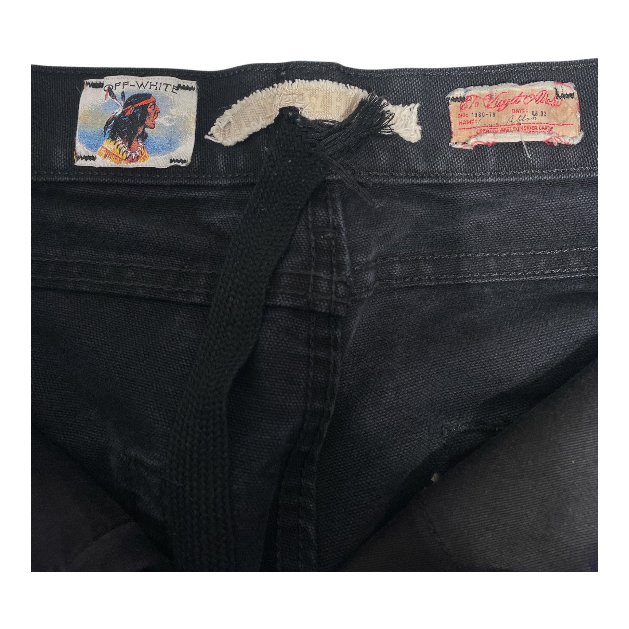 OFF-WHITE/Pants/34/Denim/BLK/ view 3