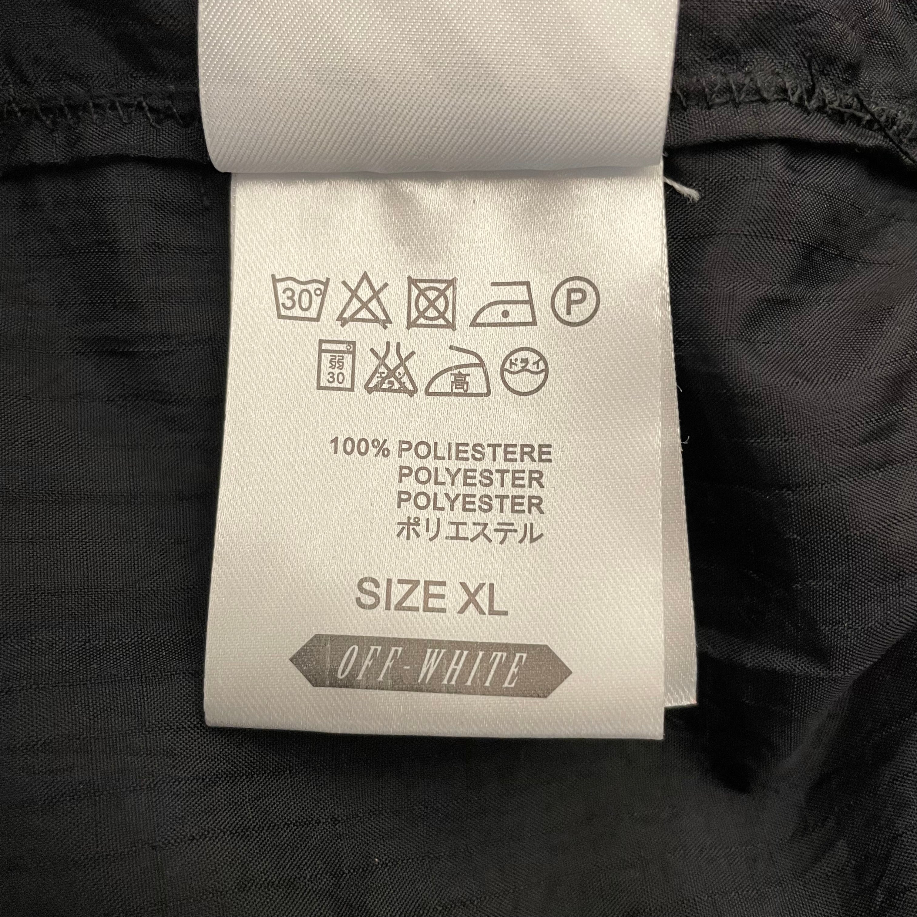 OFF-WHITE/Windbreaker/XL/Polyester/BLK/Graphic/FW 14 WINDBREAKER view 4