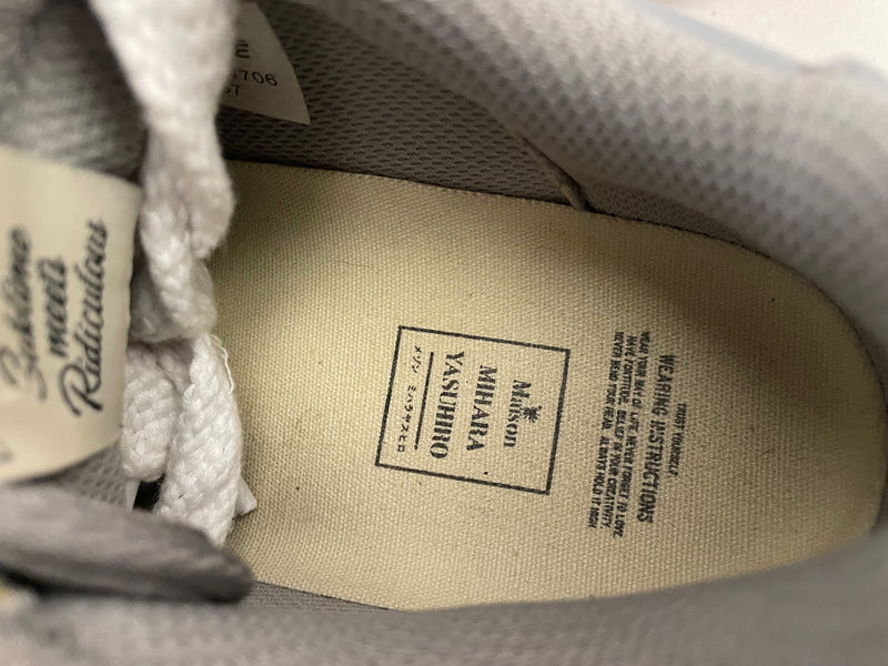 MIHARA YASUHIRO/Low-Sneakers/US 6/Leather/GRY/GRAY WAYNE FORCE