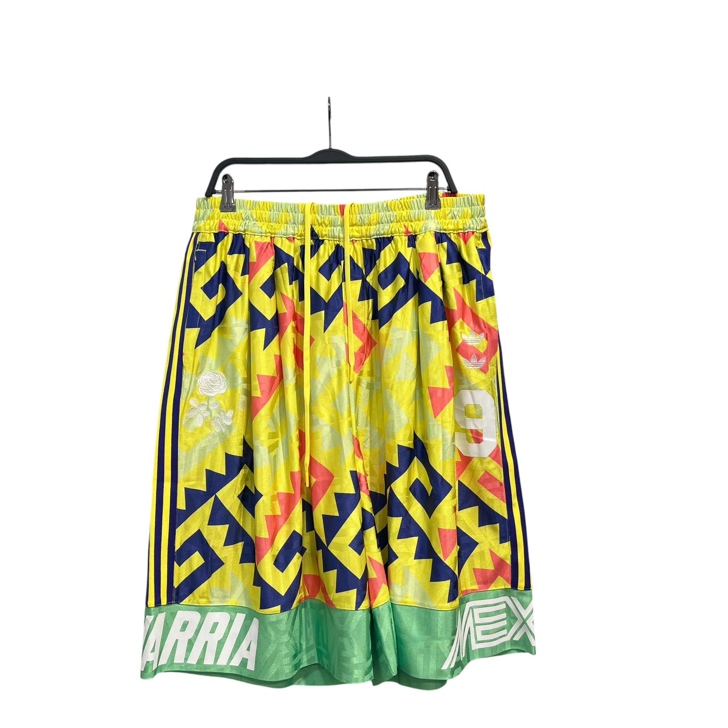 WILLY CHAVARRIA/Shorts/L/YEL/neon witj aztec symbols view 1