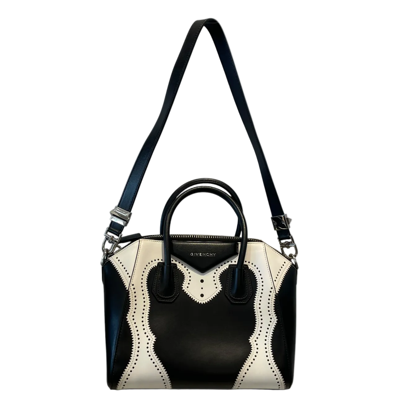 GIVENCHY/Hand Bag/Leather/WHT/BROGUE ANTIGONA view 1
