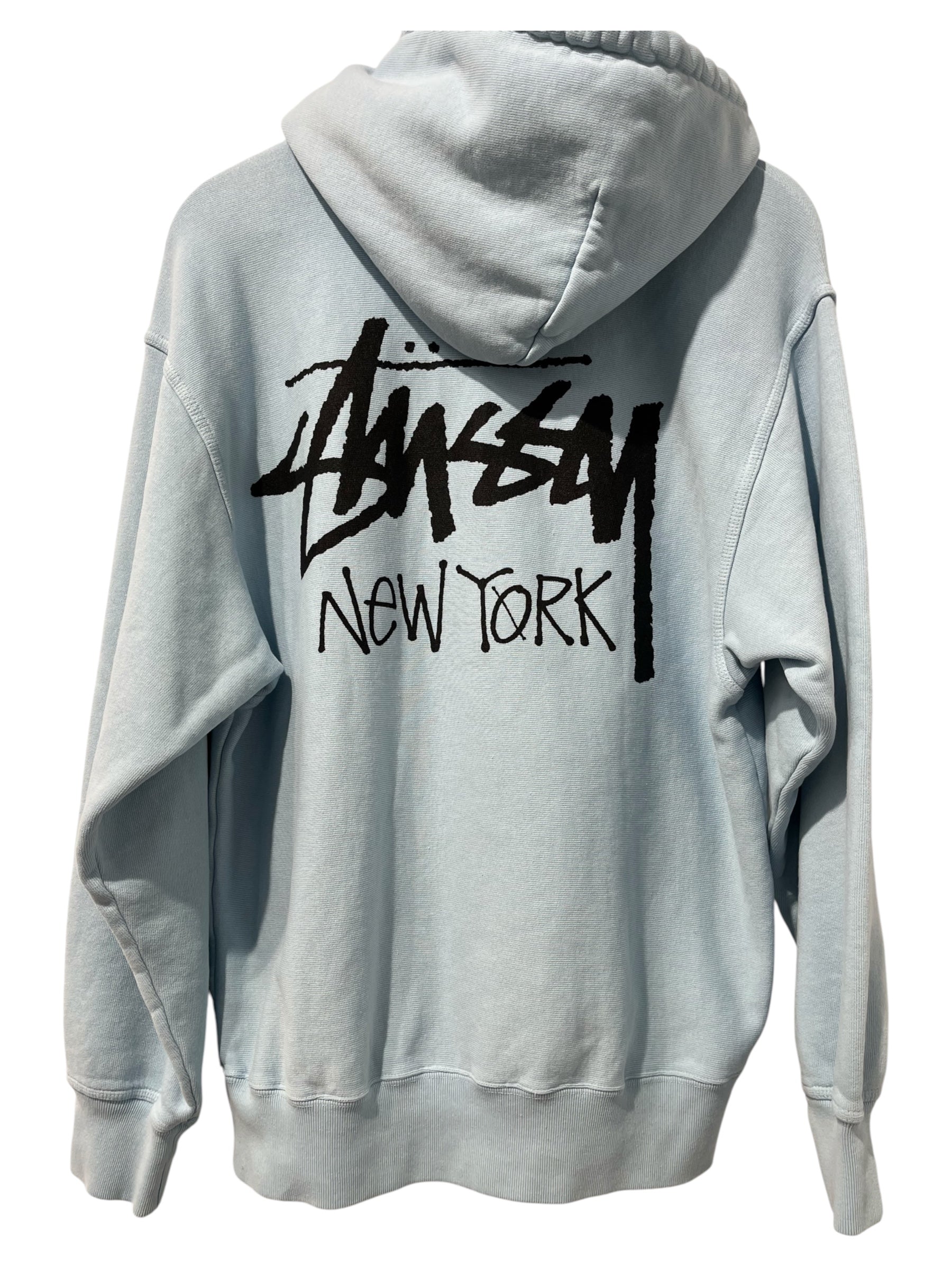 STUSSY/Hoodie/M/Cotton/BLU/SKY BLUE NY EXCLUSIVE HOODIE view 2