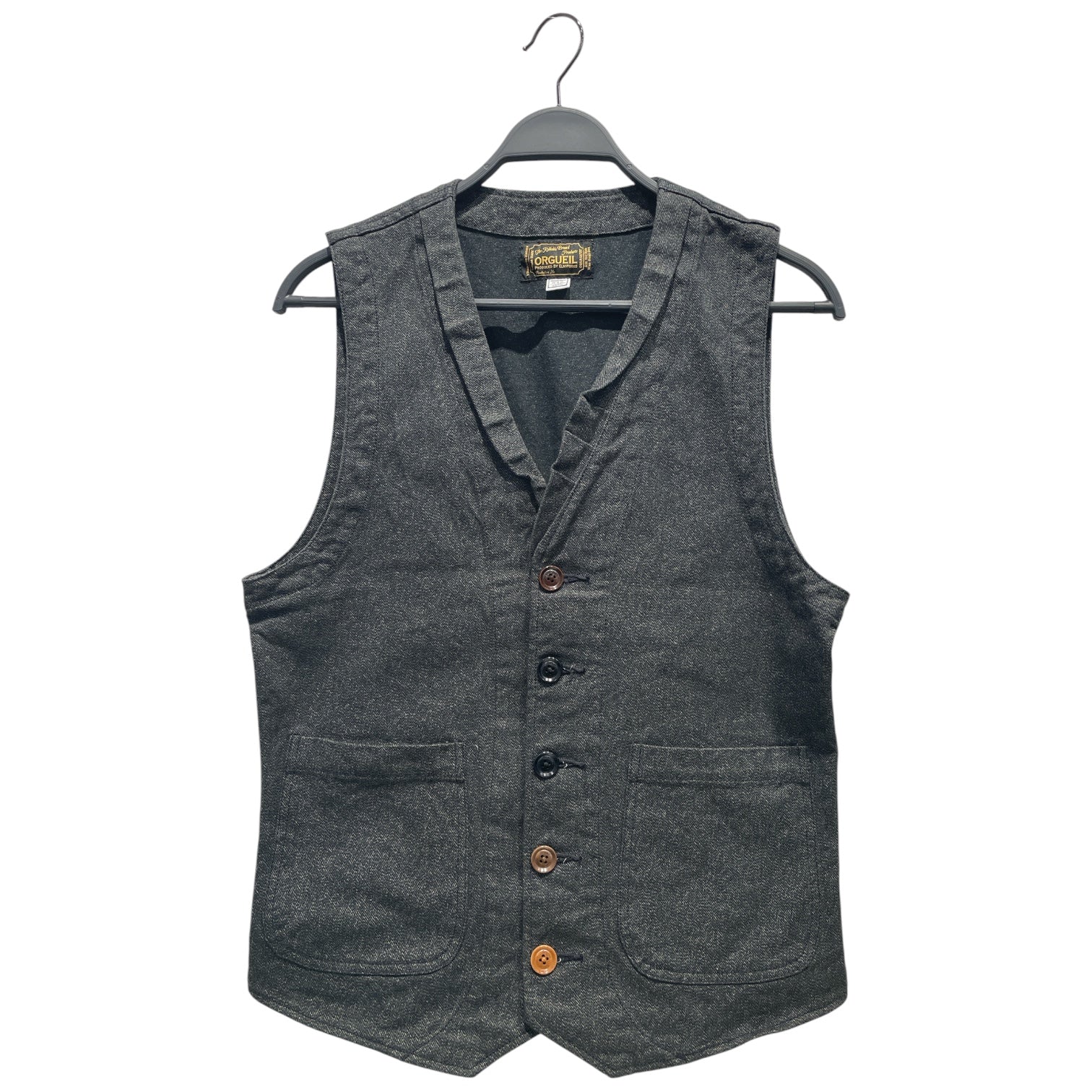 ORGUEIL/Vest/Cotton/IDG/ view 1