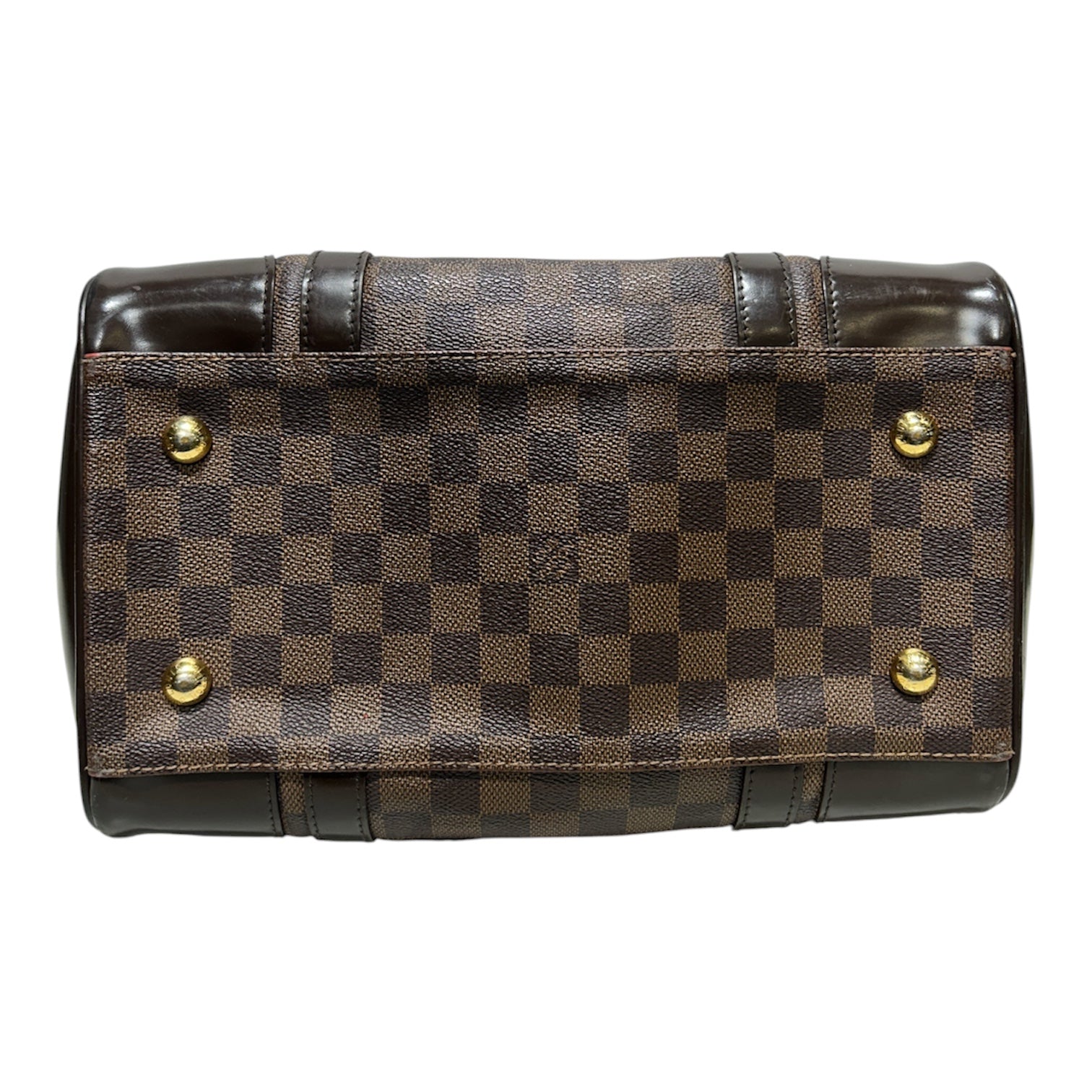 LOUIS VUITTON/Boston Bag/Glen Check/Leather/BRW/DAMIER BOSTON BAG view 3