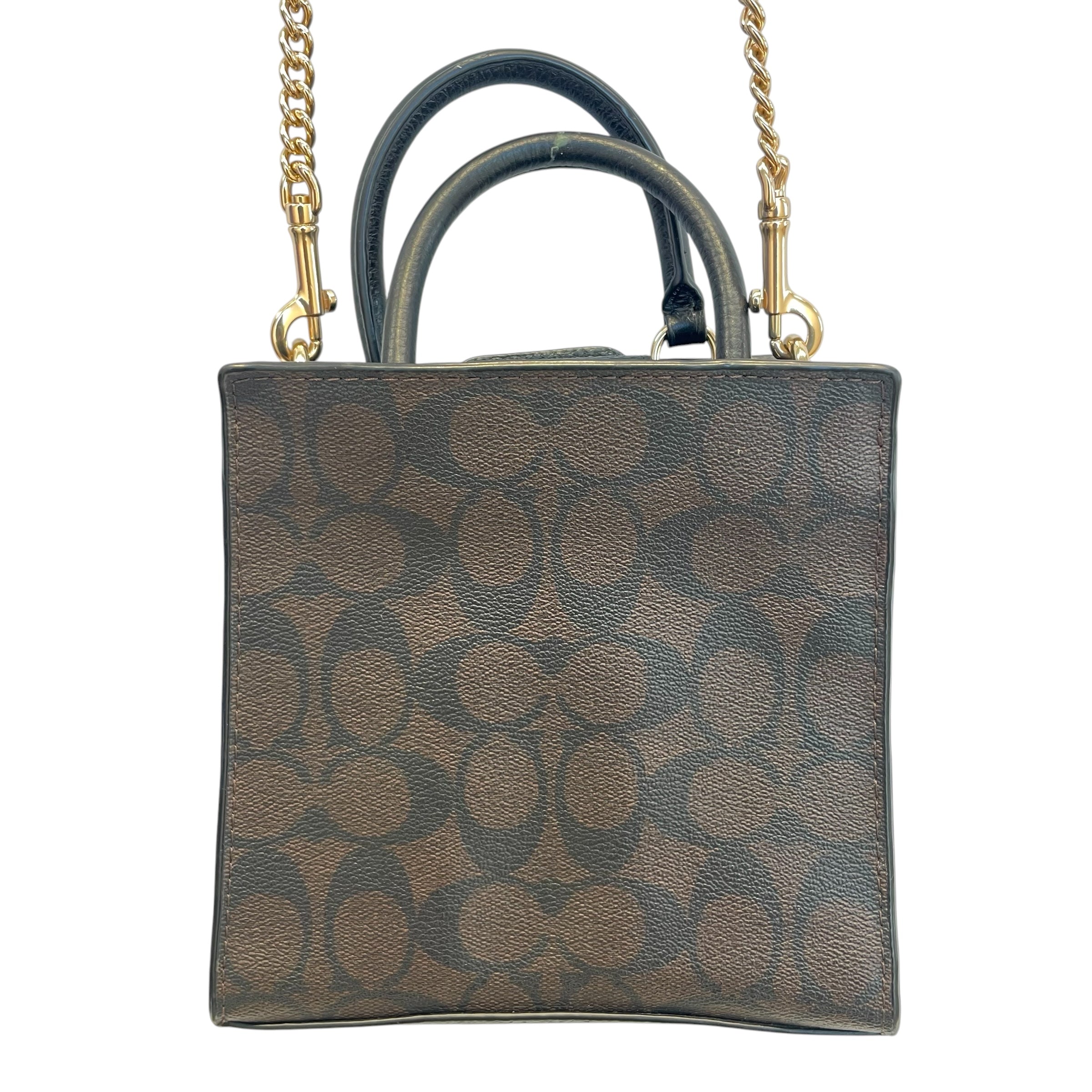 COACH/Cross Body Bag/Leather/BRW/gld chain/na2279-c7228/bor in view 4