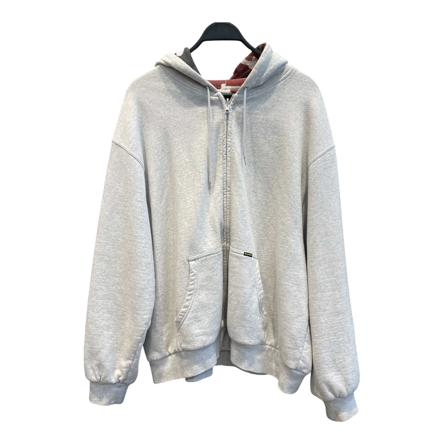 Supreme/Zip Up Hoodie/XL/Camouflage/Cotton/GRY/REVIRSIBLE view 1