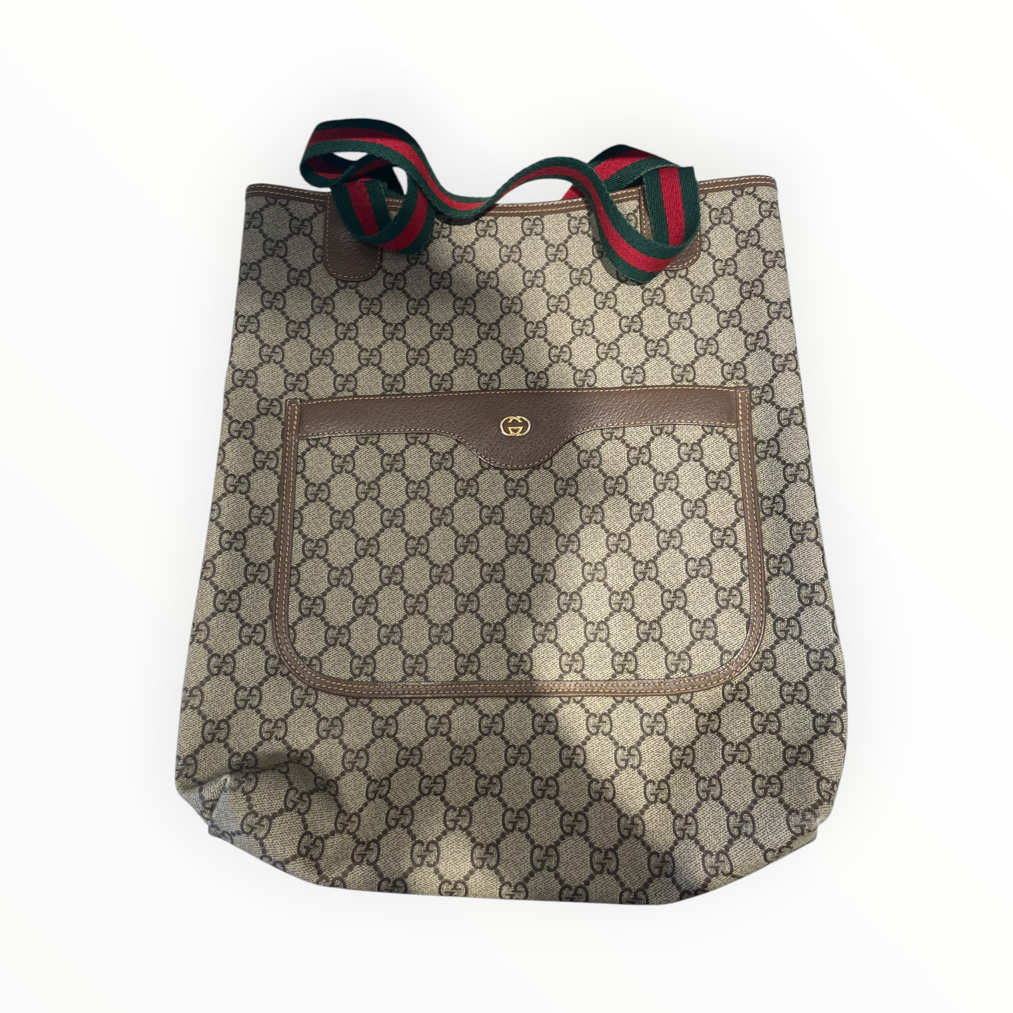 GUCCI/Tote Bag/Monogram/Cotton/BRW/Gucci GG Monogram Supreme Tote view 6