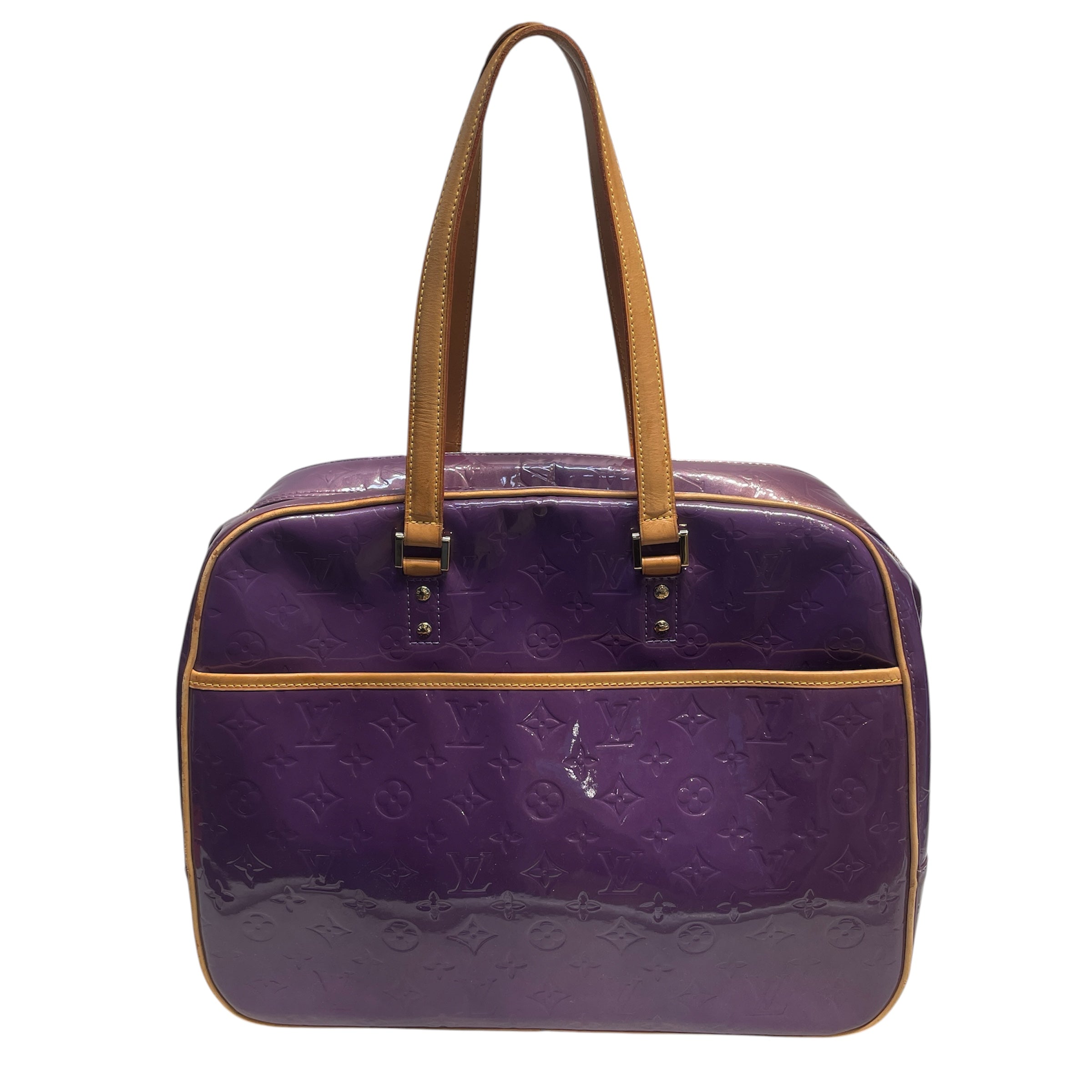 LOUIS VUITTON/Tote Bag/Monogram/Leather/PPL/VERNIS SUTTON BAG view 1