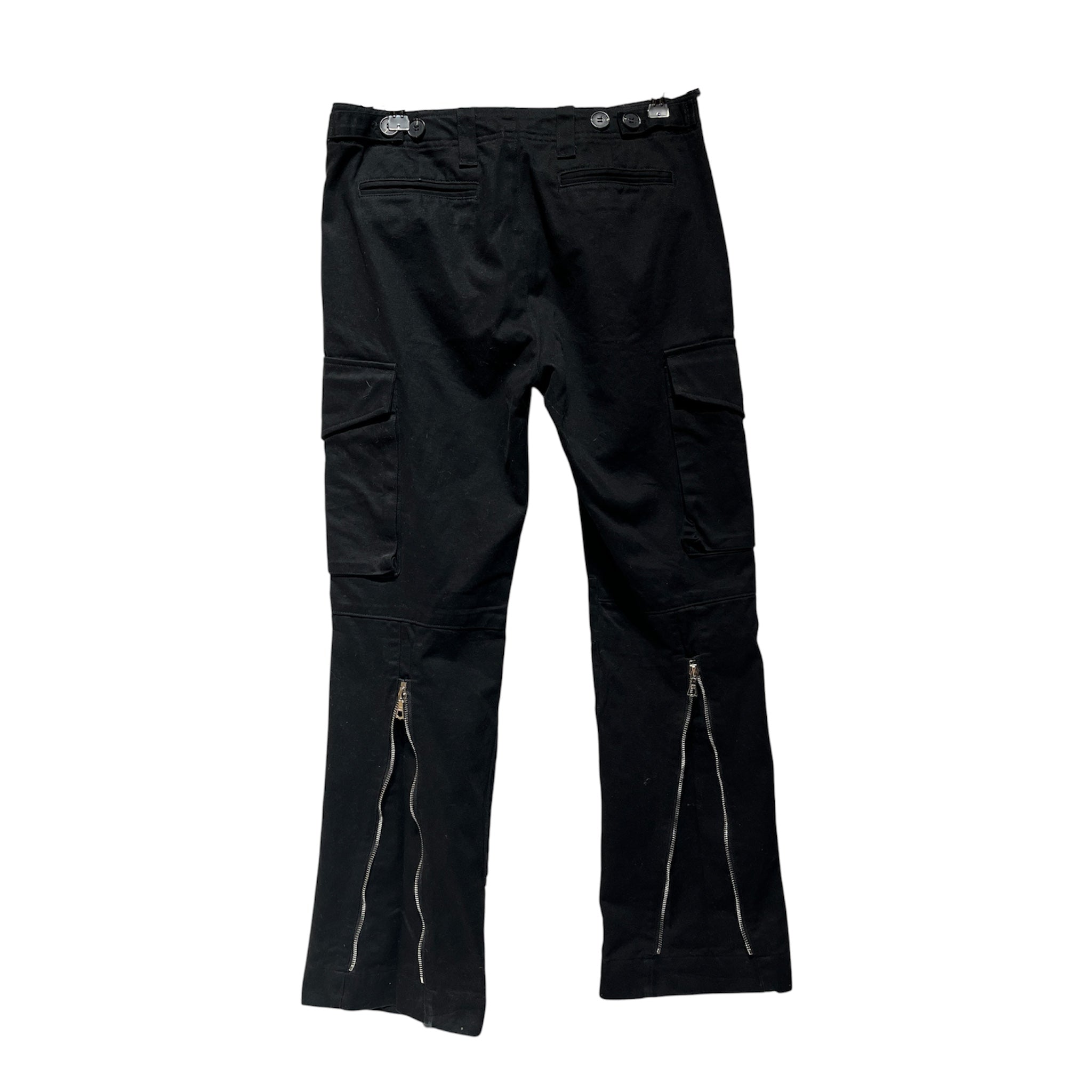cmmawear/Cargo Pants/S/Cotton/BLK/ZIPPER DETAILING view 2