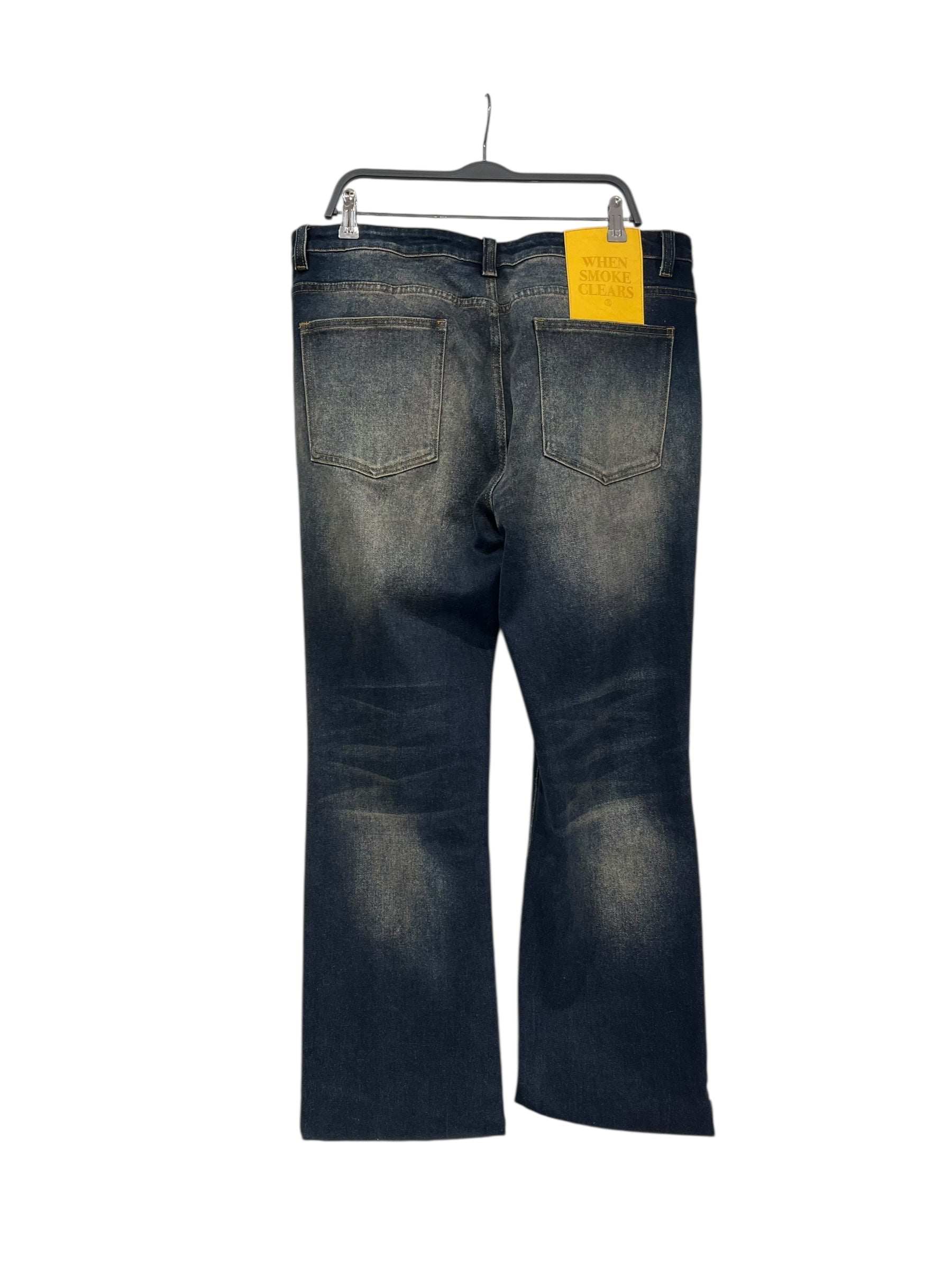 WHEN SMOKE CLEARS/Pants/42/Cotton/IDG/Graphic/beaded hearts view 2