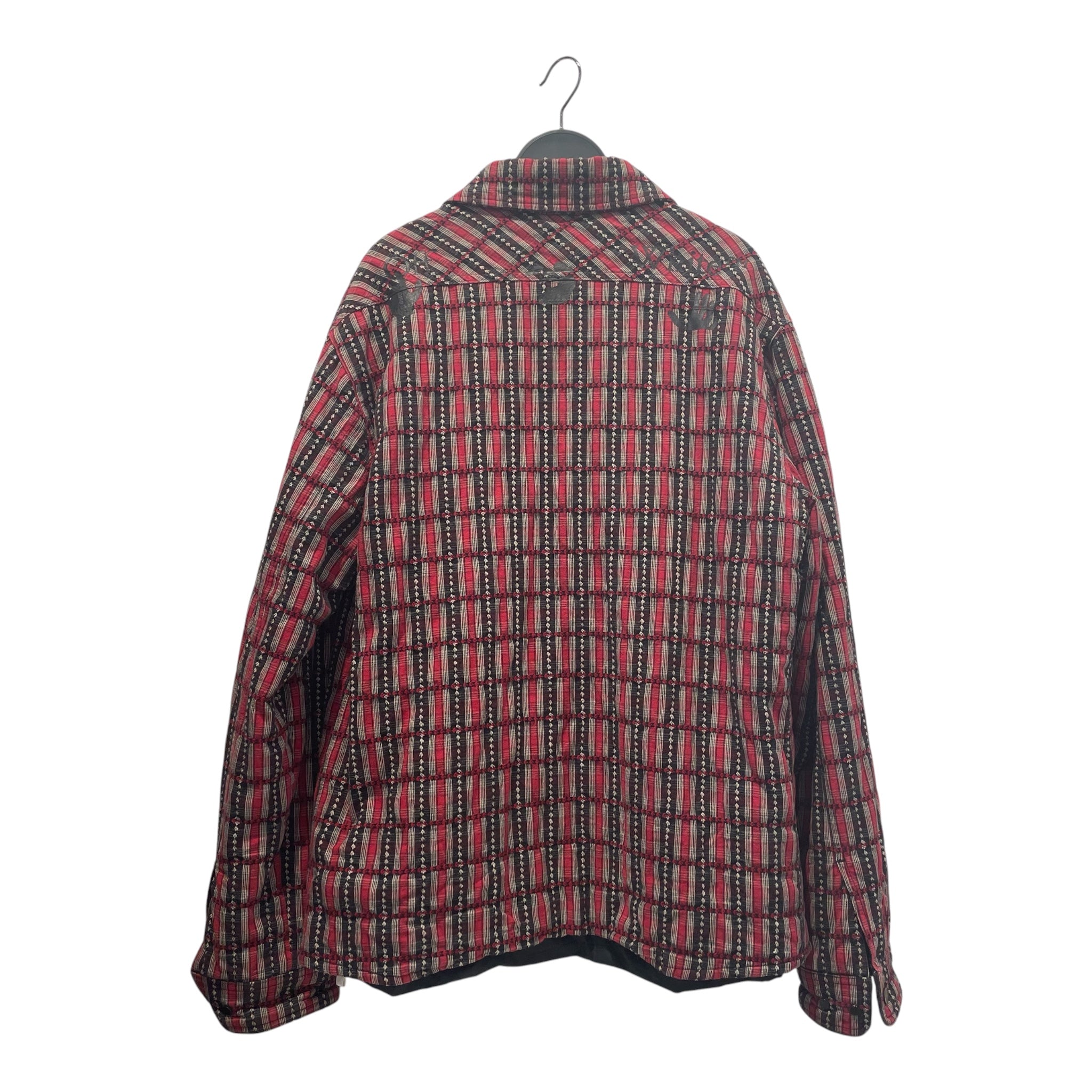 OFF-WHITE/Quilted Jkt/L/Cotton/RED/Plaid/OFF-WHITE PADDED PLAID JACKET view 2
