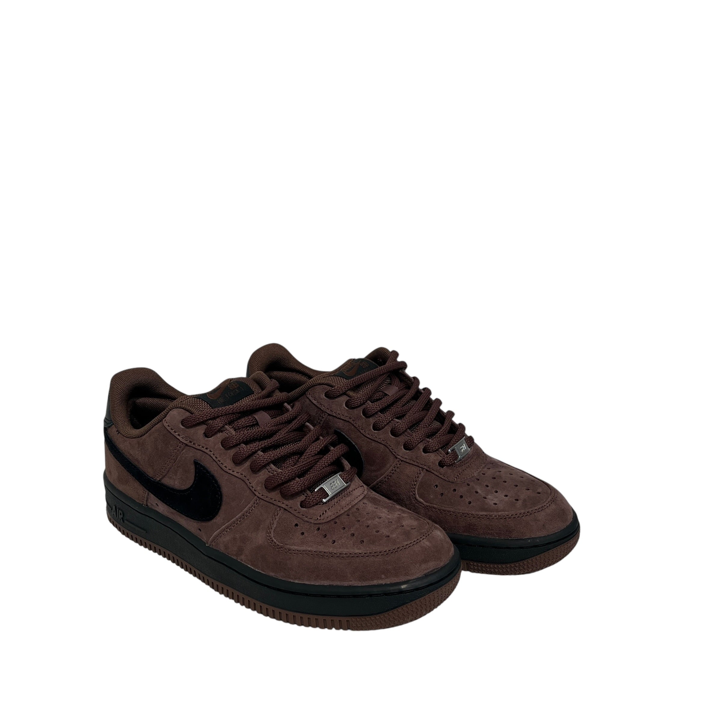 NIKE/Low-Sneakers/US 8/Suede/BRW/AF1 SB Choloate view 1