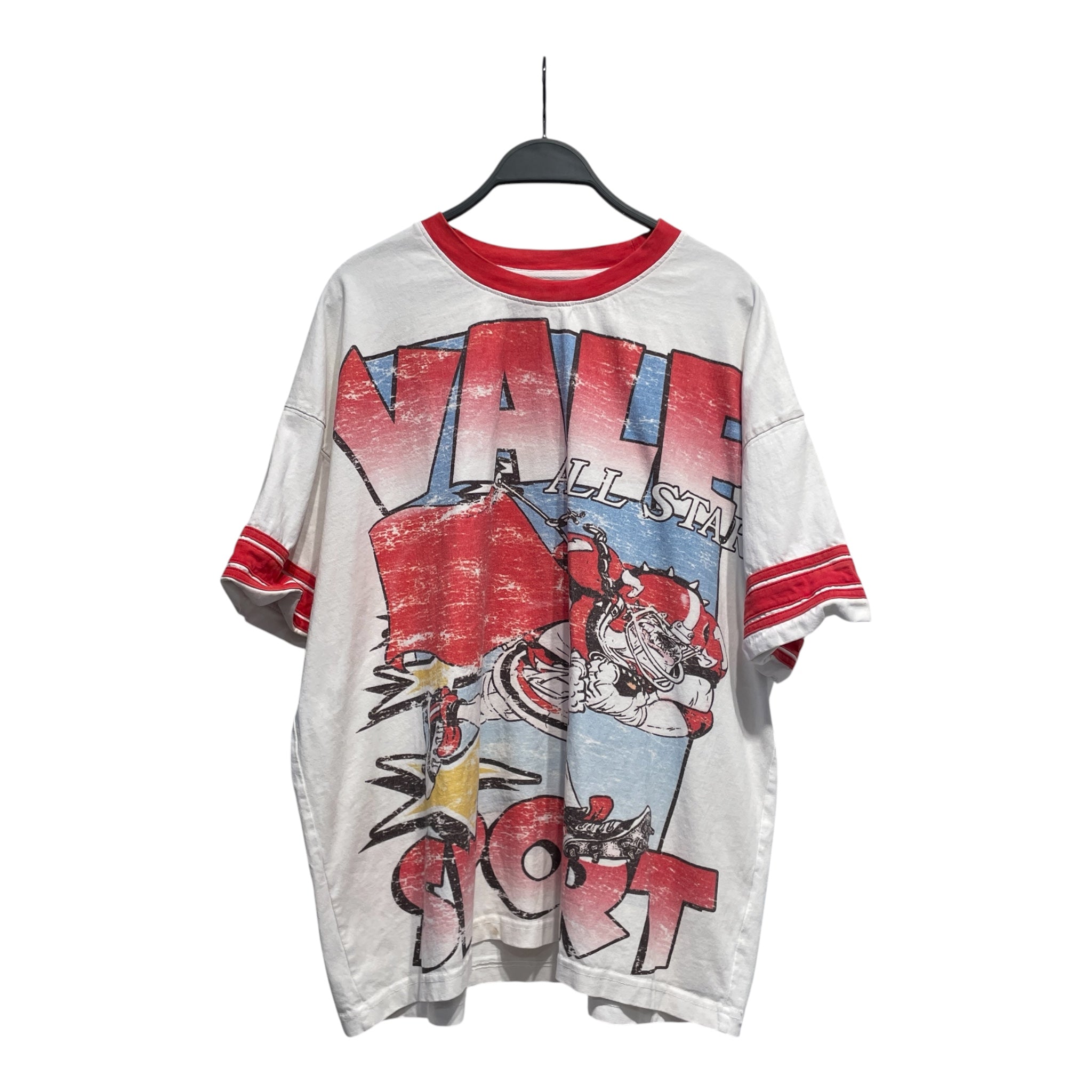 Vale/T-Shirt/XL/Cotton/WHT/"ALL STAR SPORTS" view 1