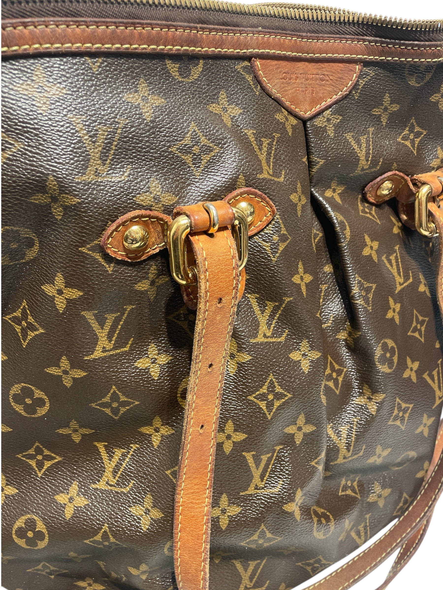 LOUIS VUITTON/Bag/Monogram/Leather/BRW/PALERMO GM view 6