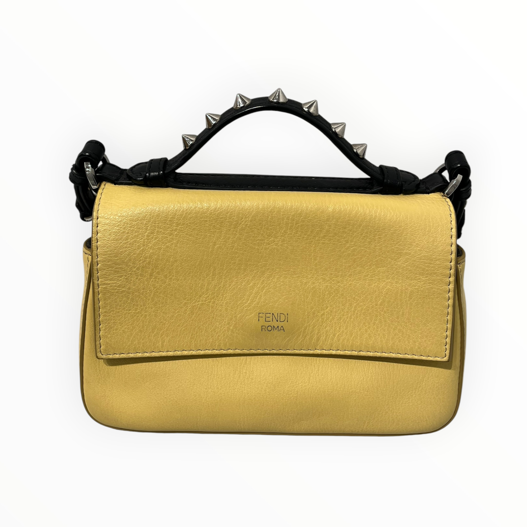 FENDI/Bag/Leather/BLK/DOUBLE BAGUETTE MINI FACE view 2