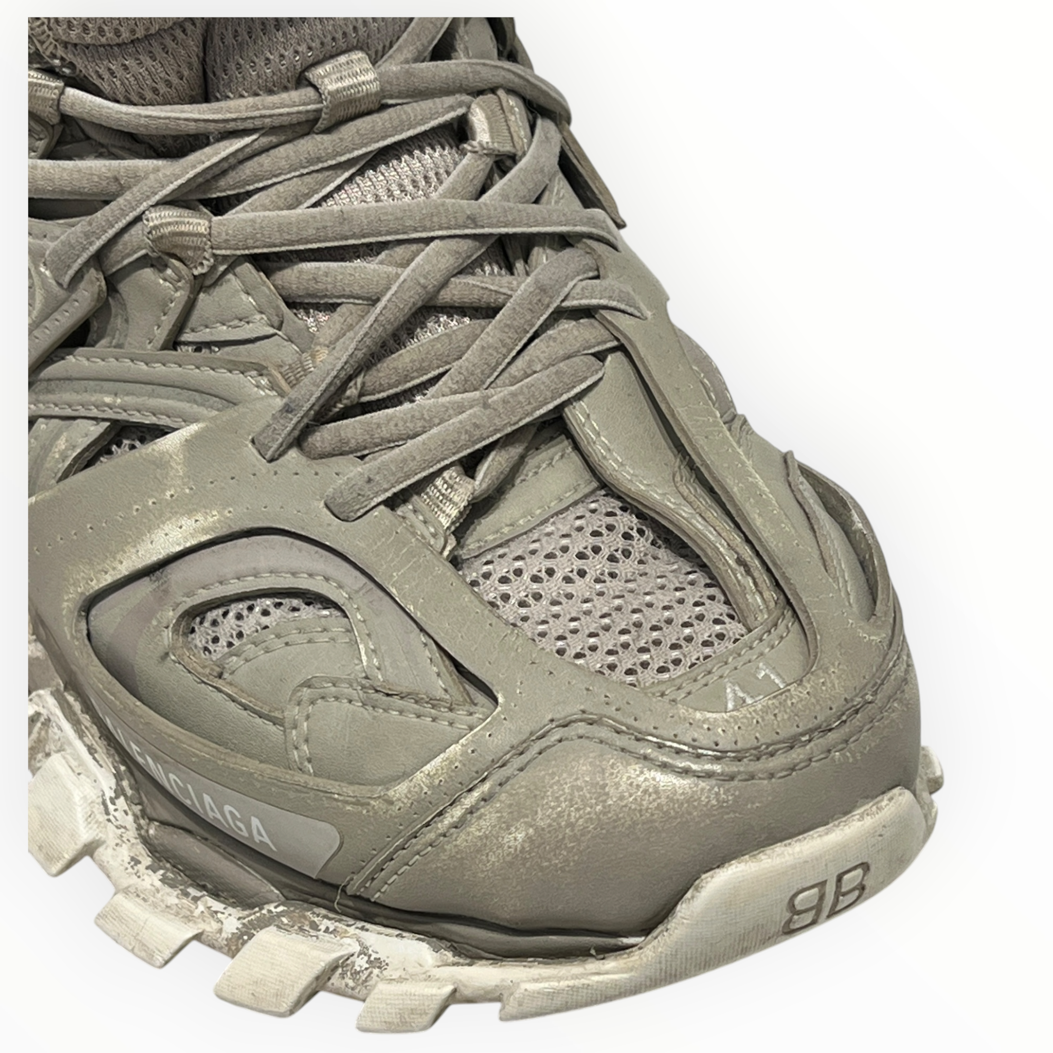 BALENCIAGA/Low-Sneakers/US 8/BEG/track hike high-top view 7