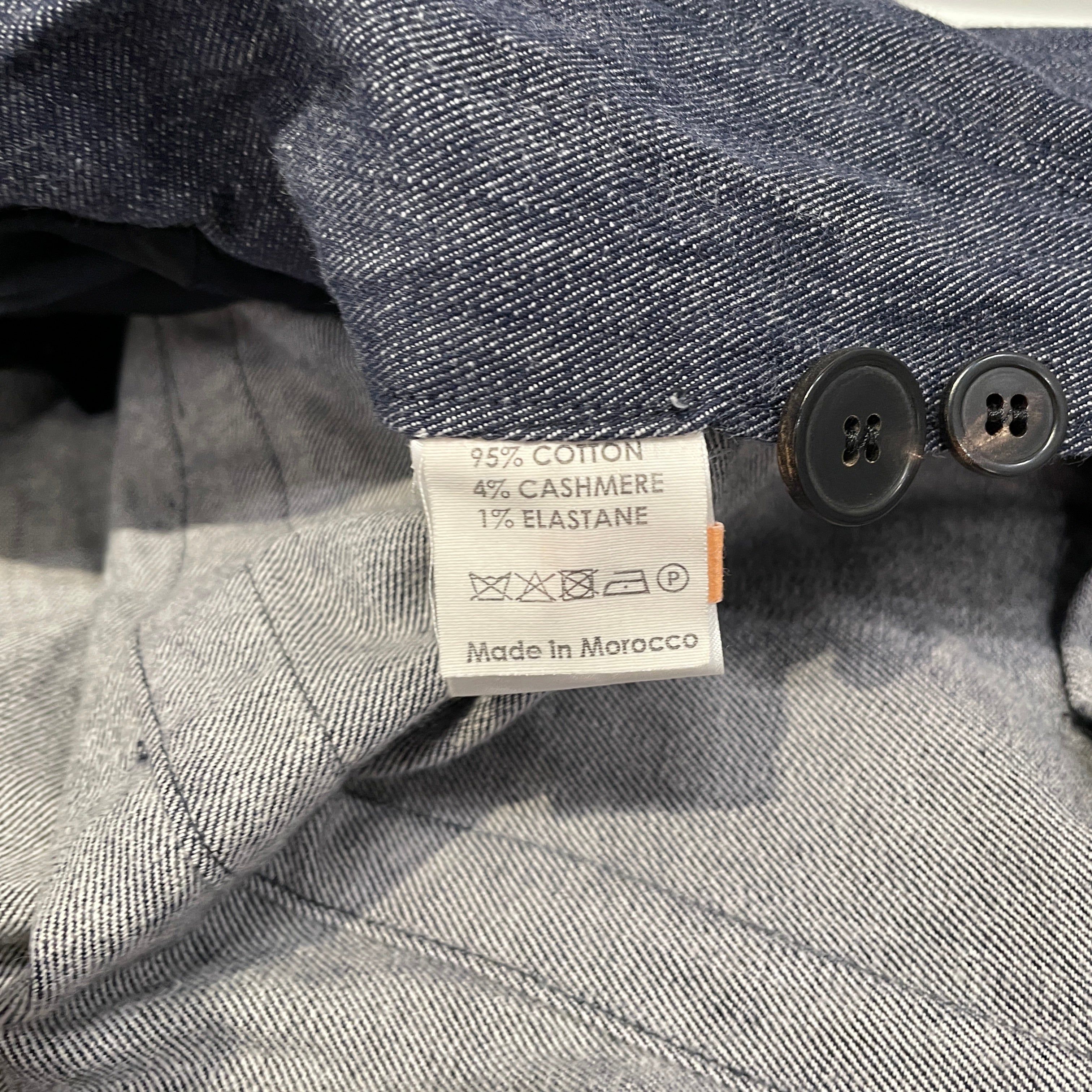 DRIES VAN NOTEN/Tailored Jkt/48/Cotton/NVY/03-5908-1485 view 4