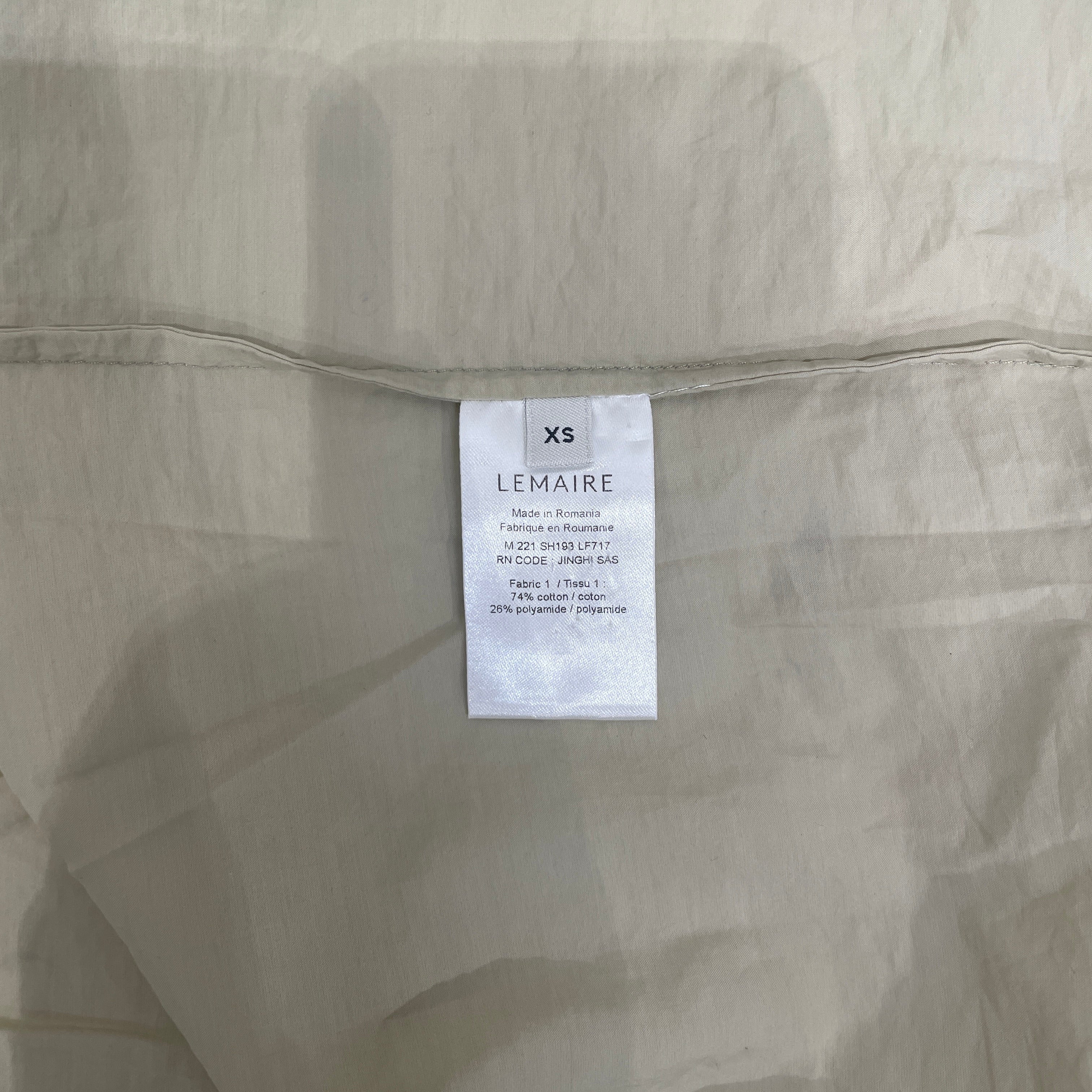 LEMAIRE/SS Shirt/XS/Cotton/GRN/FRONT RIGHT POCKET view 4