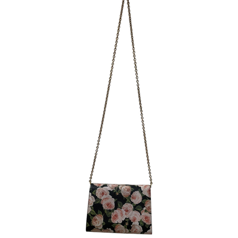 DOLCE&GABBANA/Cross Body Bag/OS/Floral Pattern/Leather/MLT/