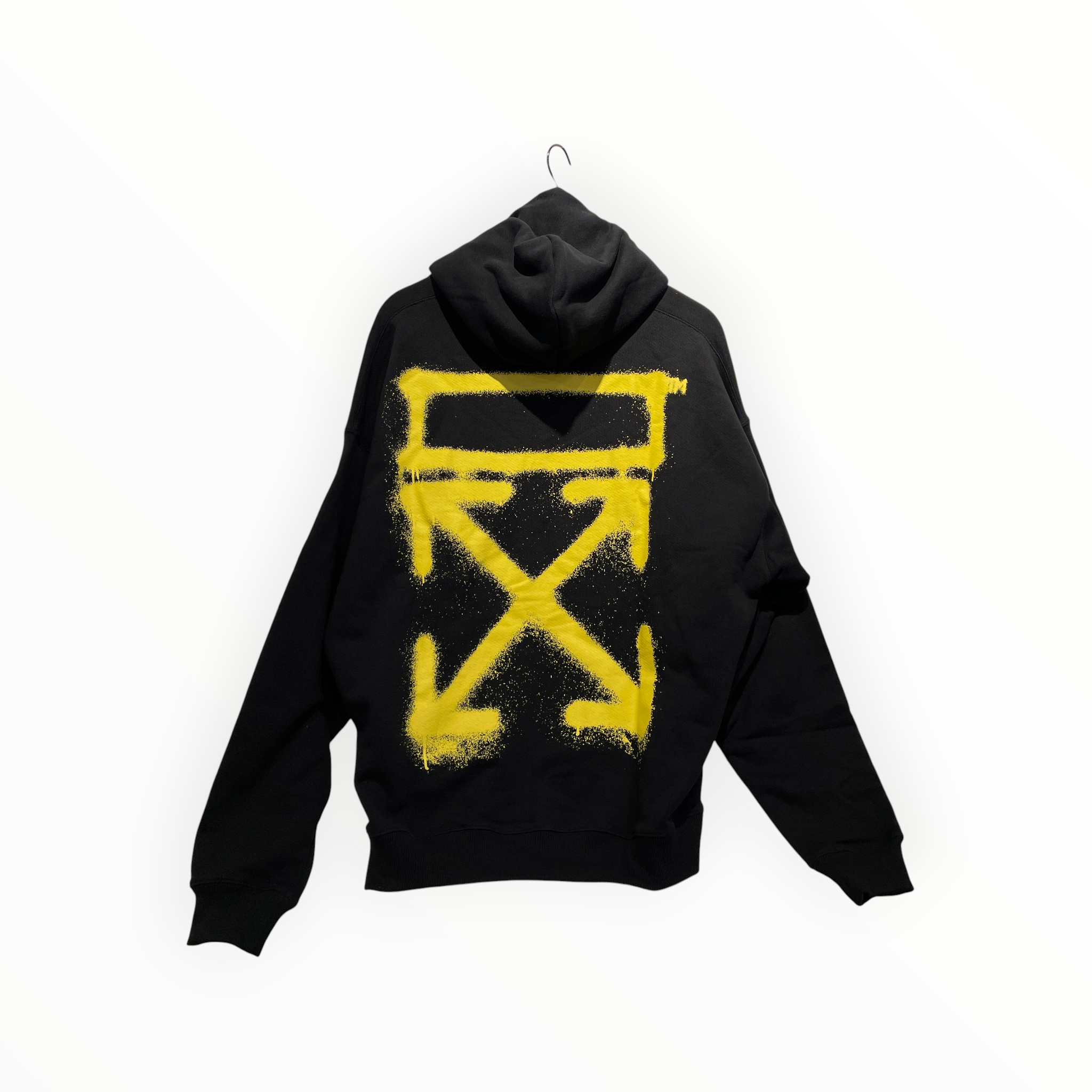 OFF-WHITE/Hoodie/L/Cotton/BLK/ view 2