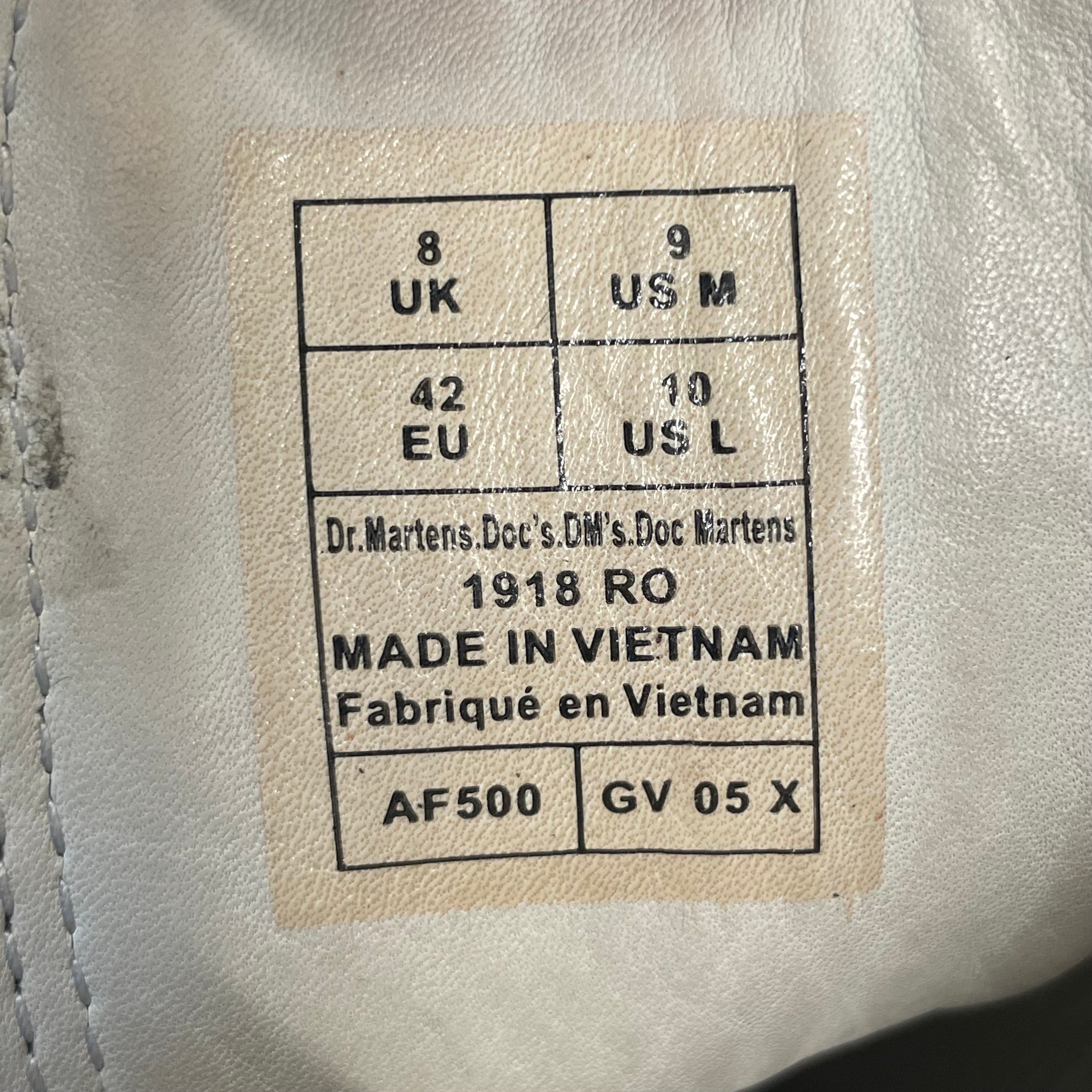 Dr.Martens/Rick Owens/Boots/US 9/Leather/GRY/1918 RICK OWENS PONYHAIR view 7