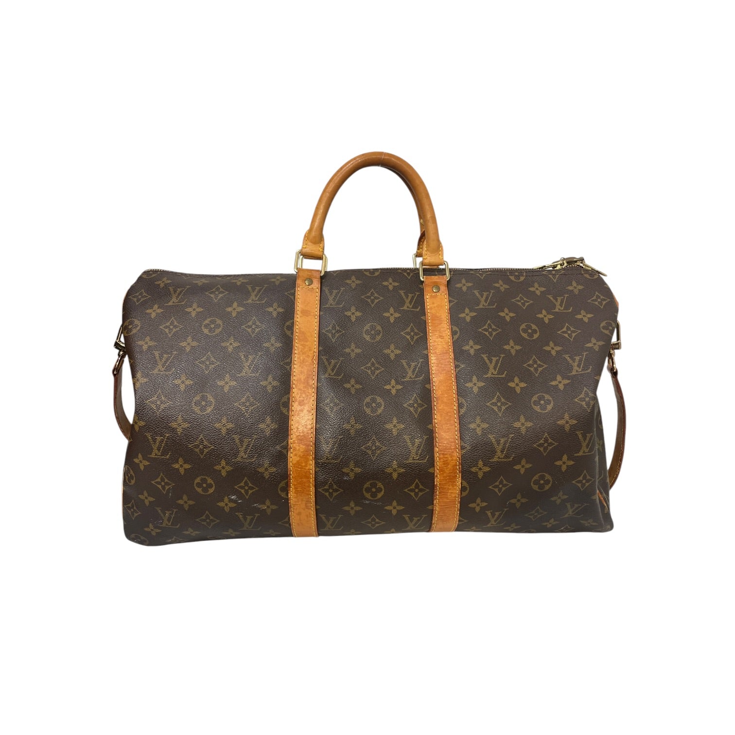 LOUIS VUITTON/Luggage/Monogram/Leather/BRW/Keepball Luggage 55 view 2