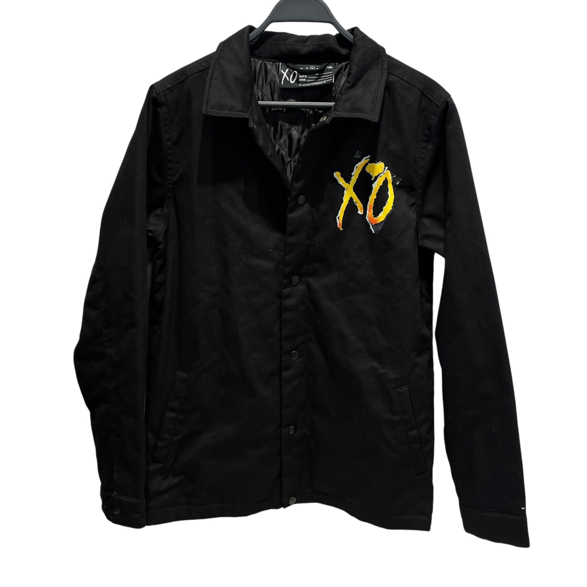 THE WEEKND/Jacket/XXL/Cotton/BLK/Graphic/XO MADNESS WORK JACKET KOTF view 1