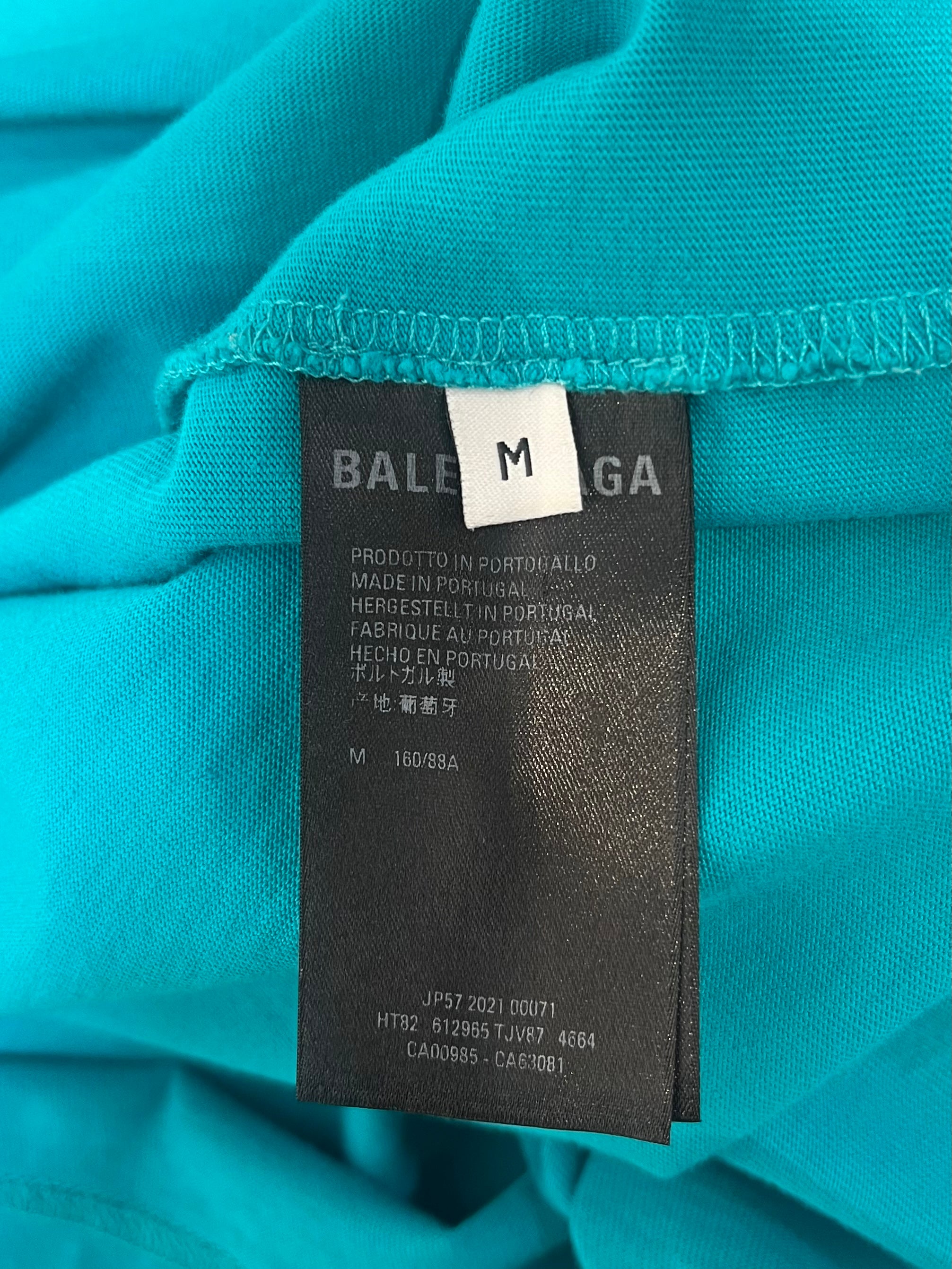 BALENCIAGA/T-Shirt/M/Cotton/GRN/Wardrobe Unisex view 4
