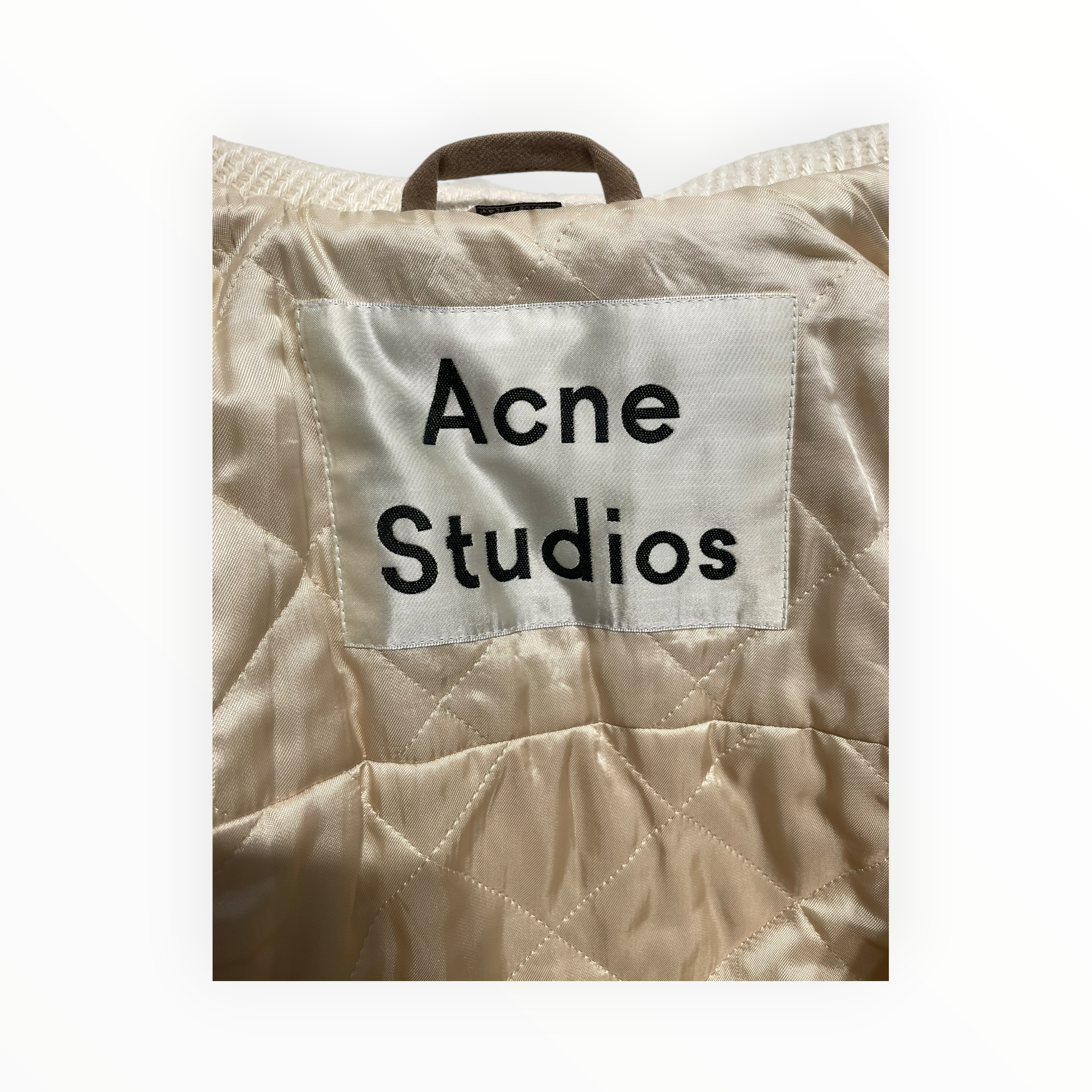 Acne Studios/Coat/S/M/Wool/CRM/Loop Weave view 3