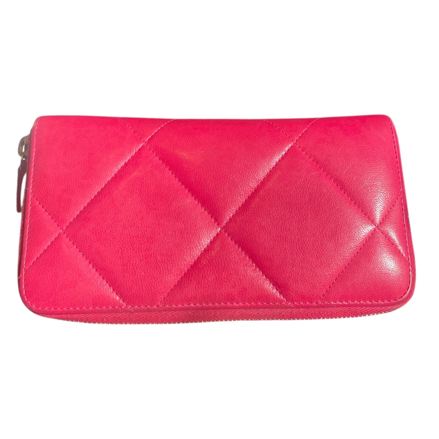 CHANEL/Long Wallet/Leather/PNK/MATELASSE 19 CHAIN COCO view 2