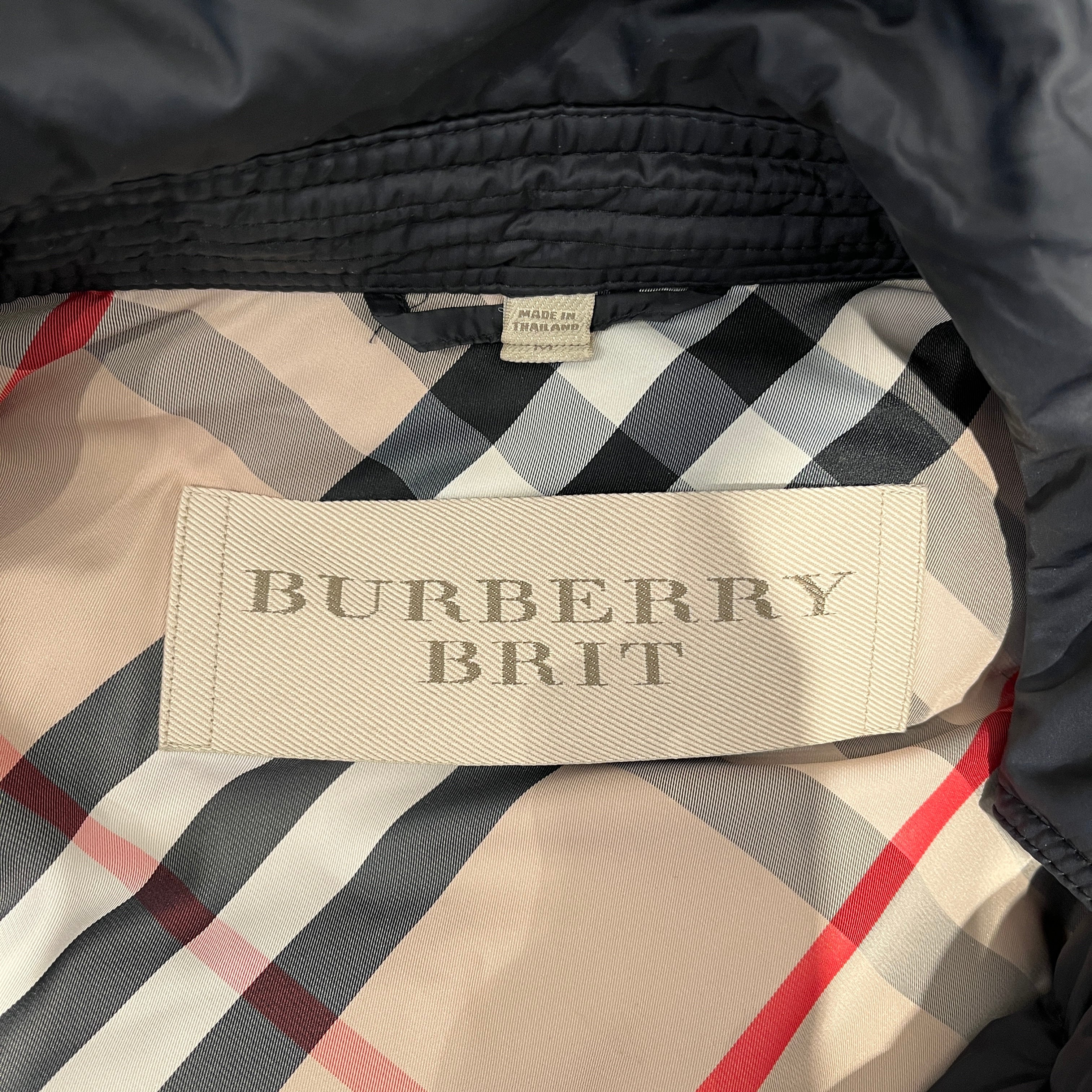 BURBERRY BRIT/Jacket/M/BLK/PUFFER COAT view 3