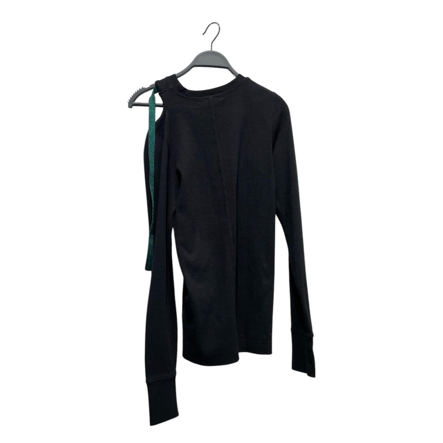 TOGA PULLA/LS T-Shirt/38/Cotton/BLK/TP241-JK237 green tie view 2