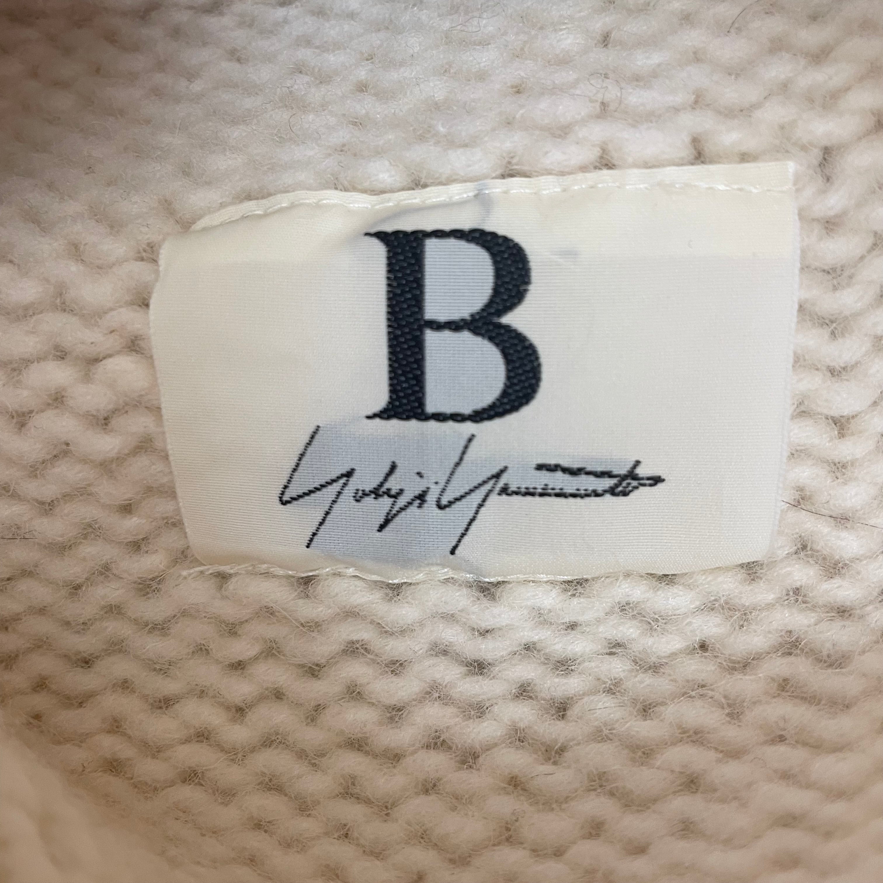 B Yohji Yamamoto/Sweater/2/Wool/CRM/NR-K52-188 view 3