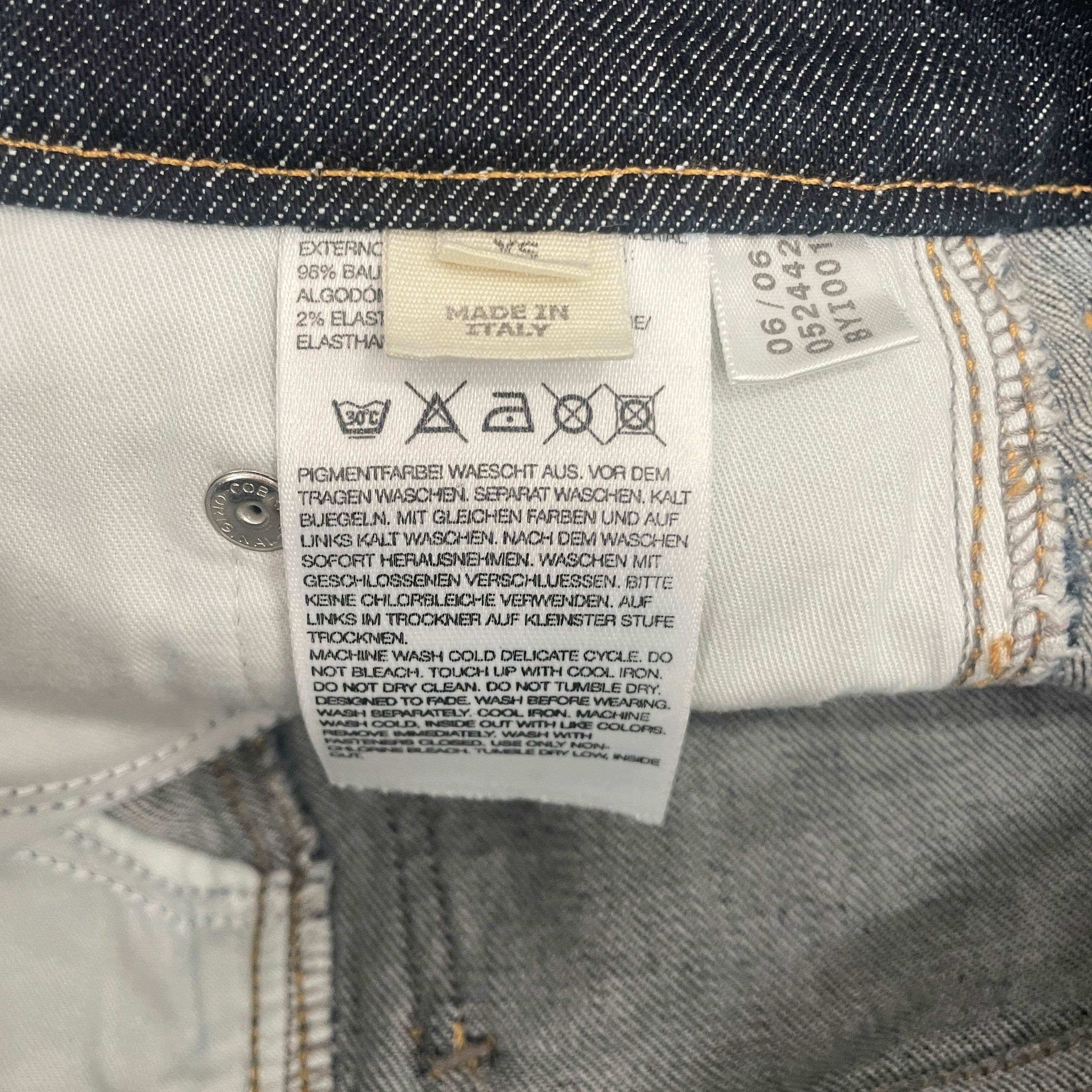 Y-3/Skirt/XS/Denim/BLU/STRIPE BOTTOM DETAIL view 3