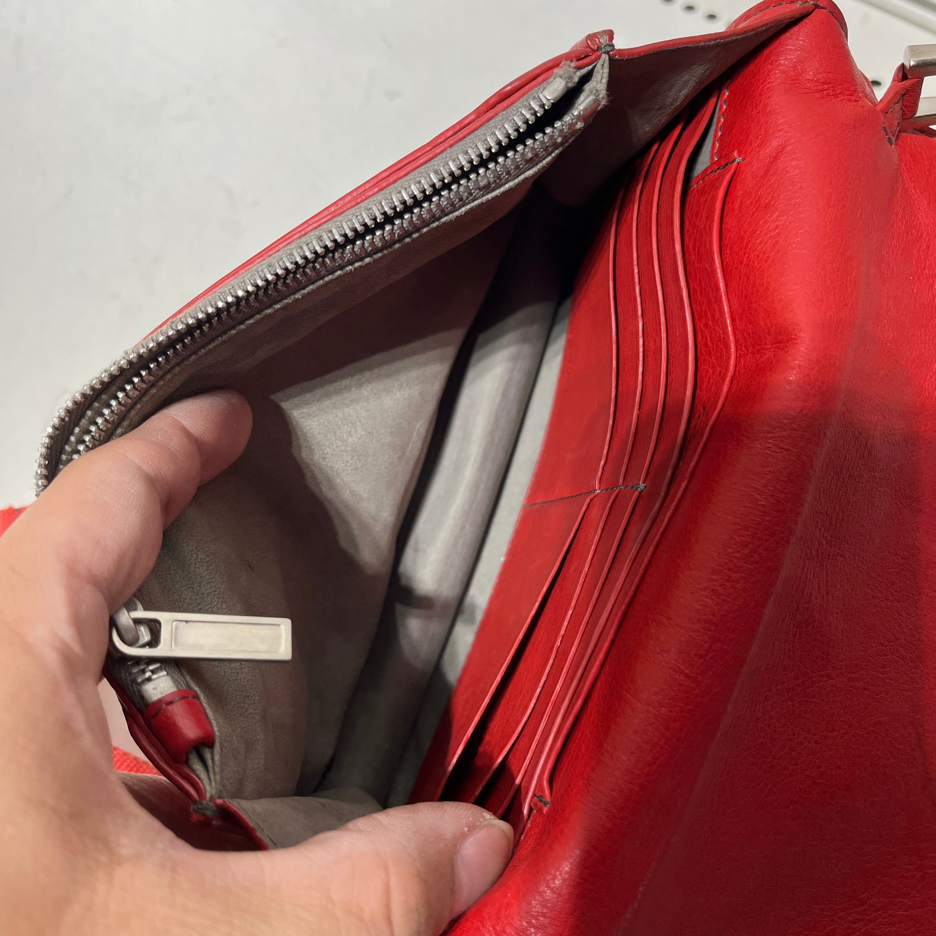 Rick Owens/Cross Body Bag/Leather/RED/ view 9
