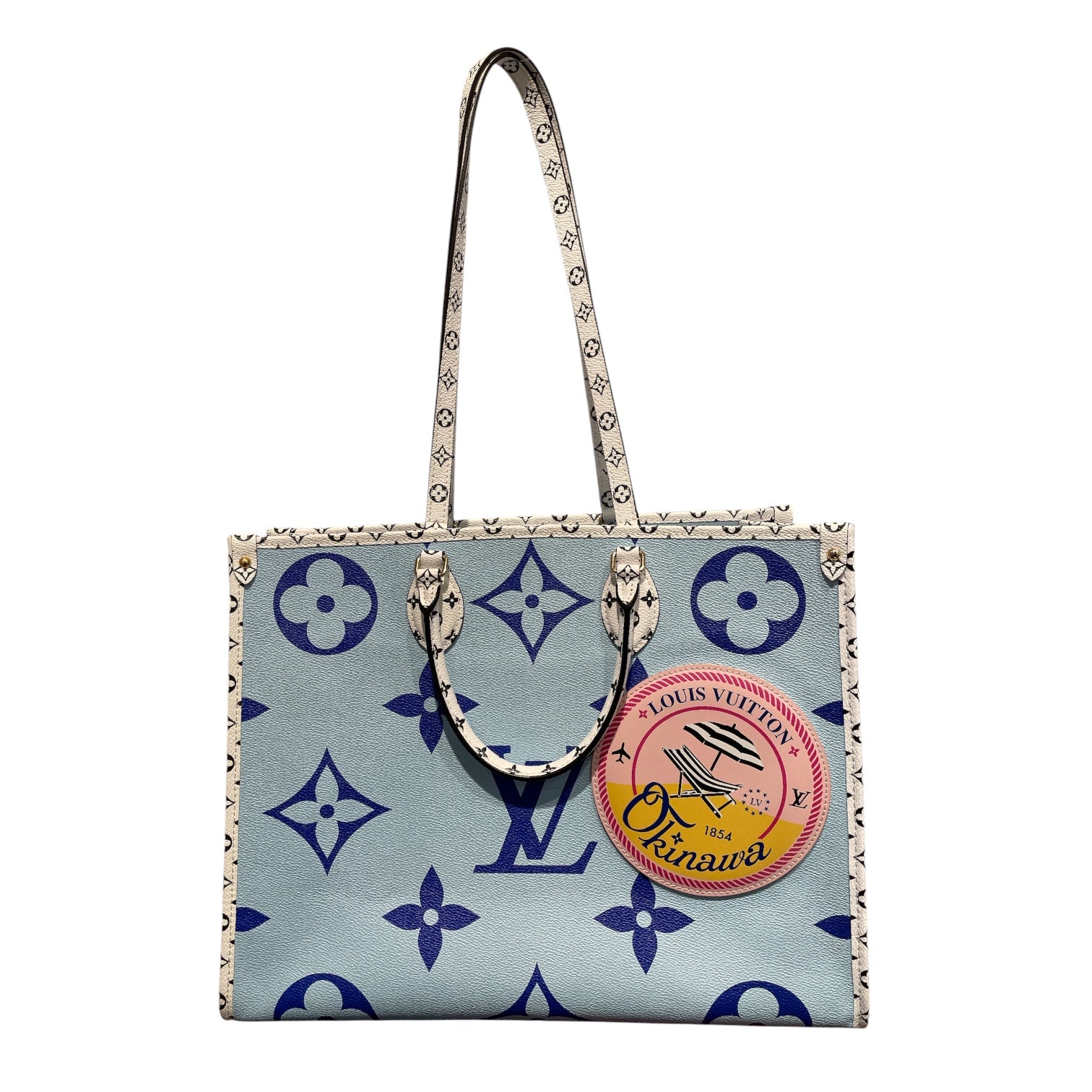 LOUIS VUITTON/Tote Bag/Monogram/BLU/Okinawa FL1139 view 2