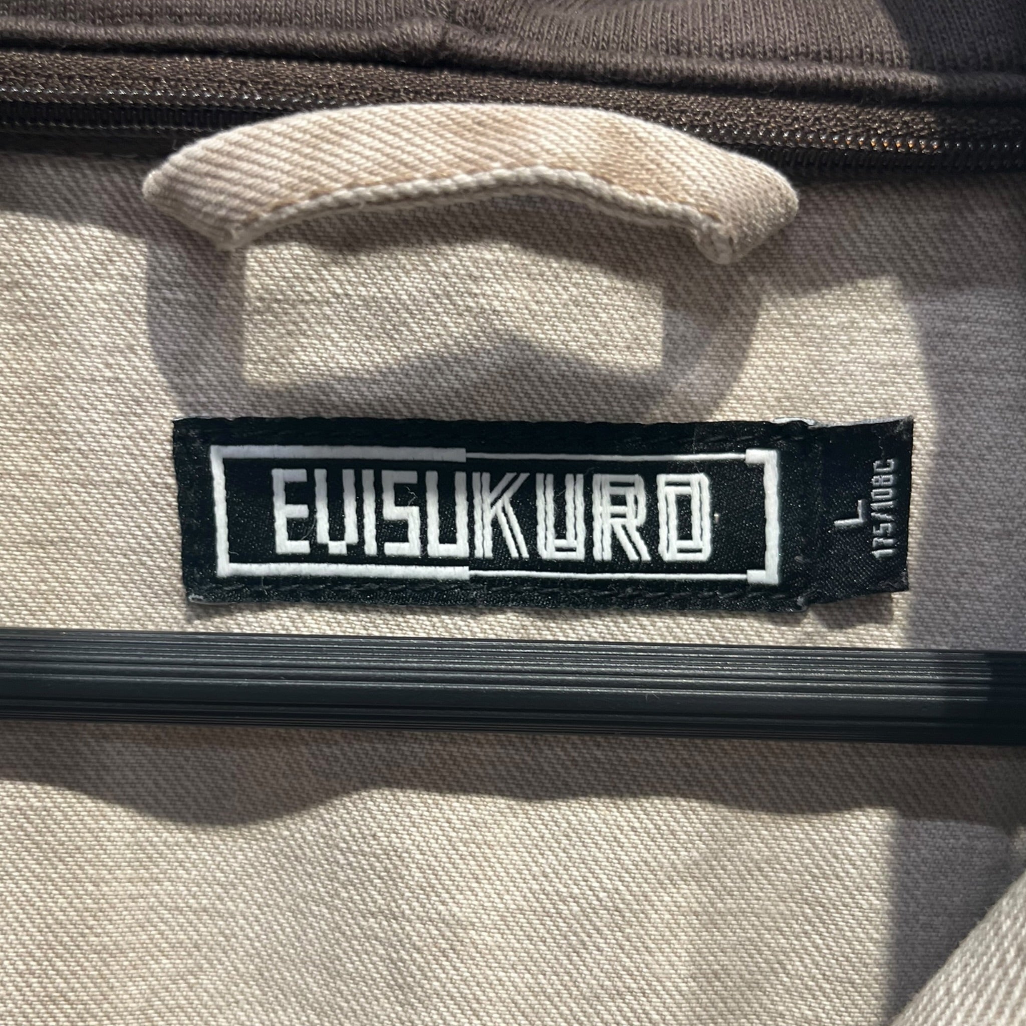 EVISUKURO/LS Shirt/L/Cotton/BEG/DOCKING FLANNEL HOODED view 3