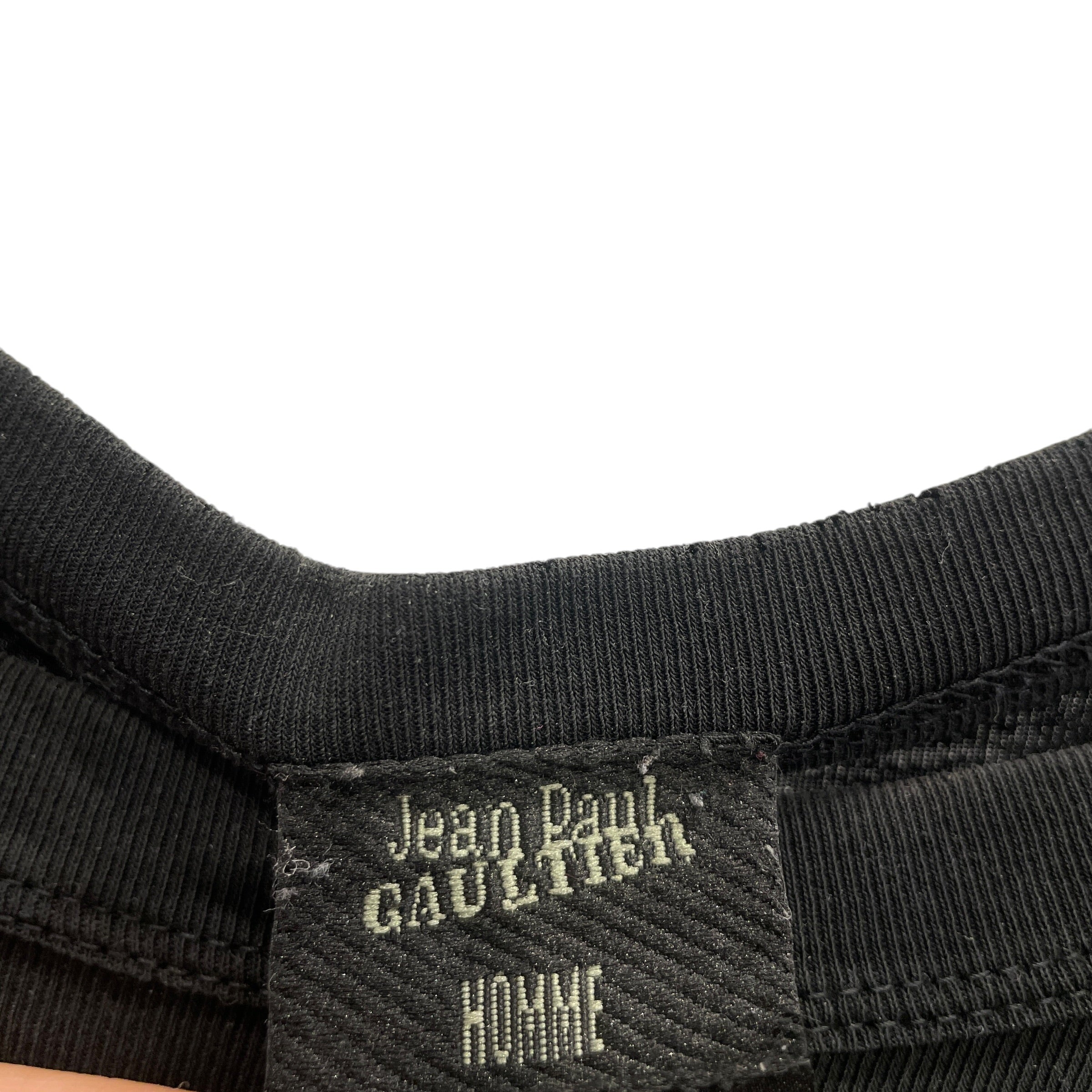 Jean Paul GAULTIER HOMME/T-Shirt/48/Cotton/BLK/BLANK BLK TSHIRT view 3