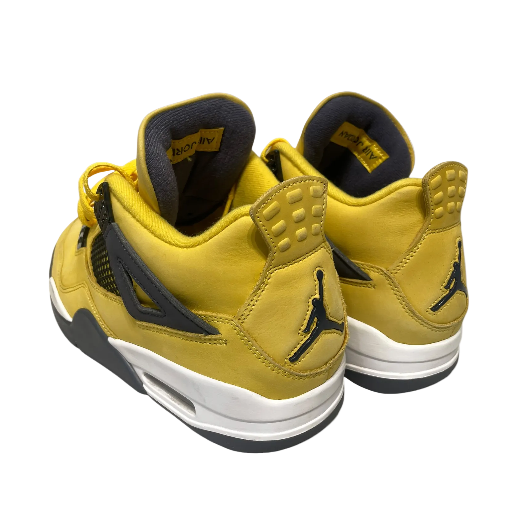 JORDAN BRAND/Low-Sneakers/US 9/Cotton/YEL/AIR JORDAN 4 RETRO view 2